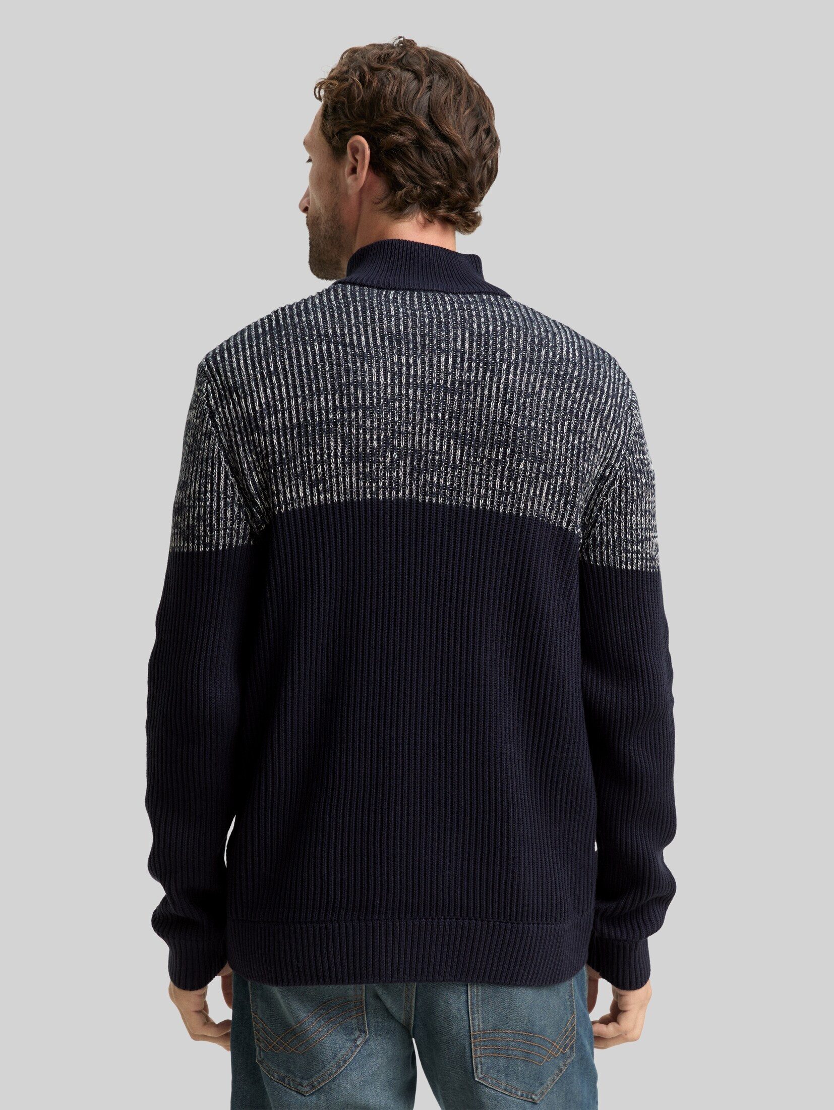 TOM TAILOR Strickpullover Pullover & Strickjacken Troyer Strickpullover mit Knopfleiste