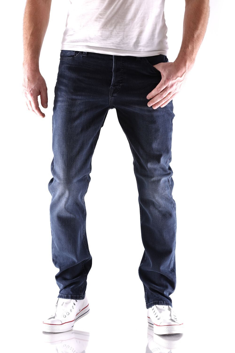 Slim-fit-Jeans Jack & Jones Tim Original Slim Fit Herren Jeans