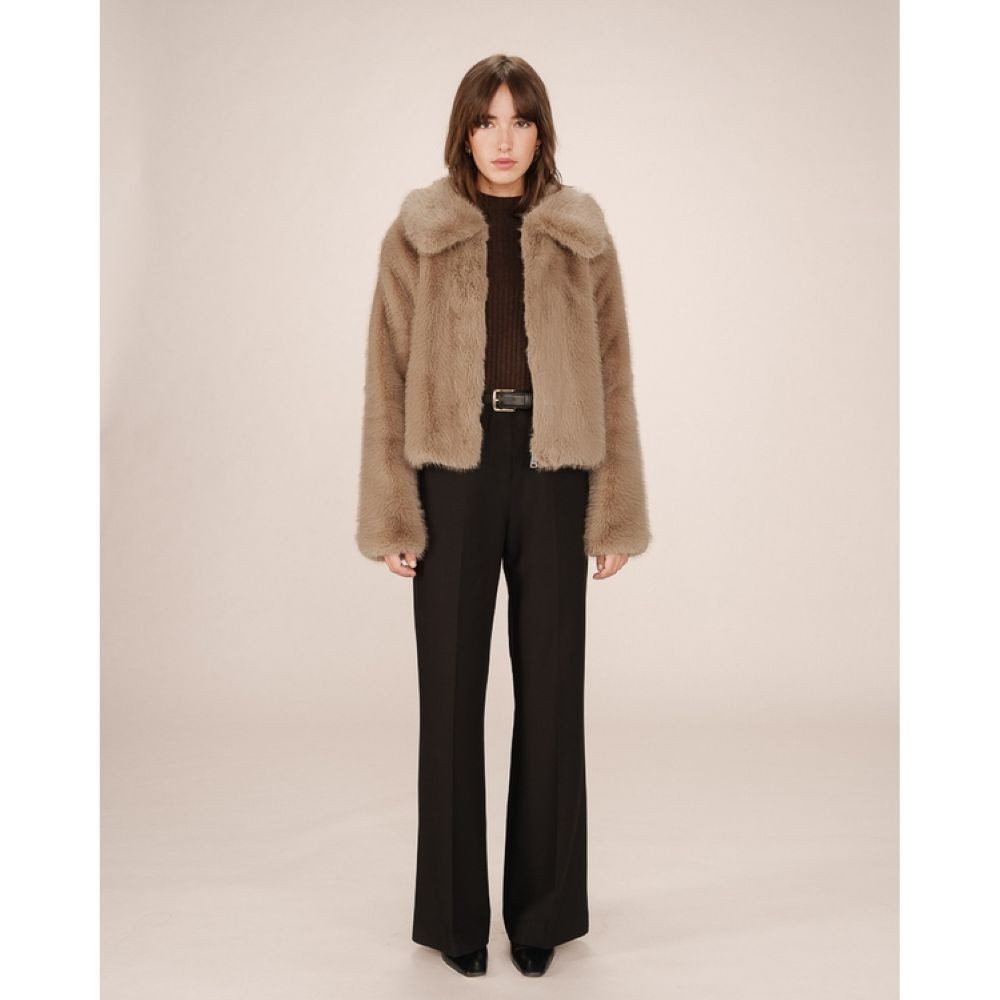 Grace & Mila Fellimitatjacke Faux fur coat SHONNA - Fellimitatjacke - Jacke günstig online kaufen