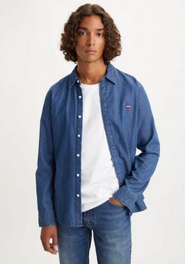 Levi's® Jeanshemd BATTERY HM SHIRT SLIM mit Logo-Badge auf der Brust