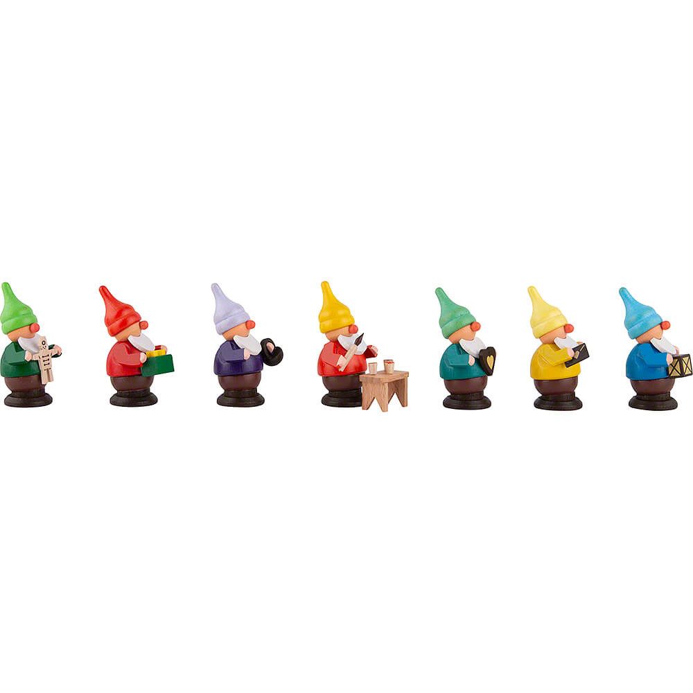 Spielwarenmacher Günther e.K. Dekofigur Sieben Zwerge (6cm) von Spielwarenmacher Günther