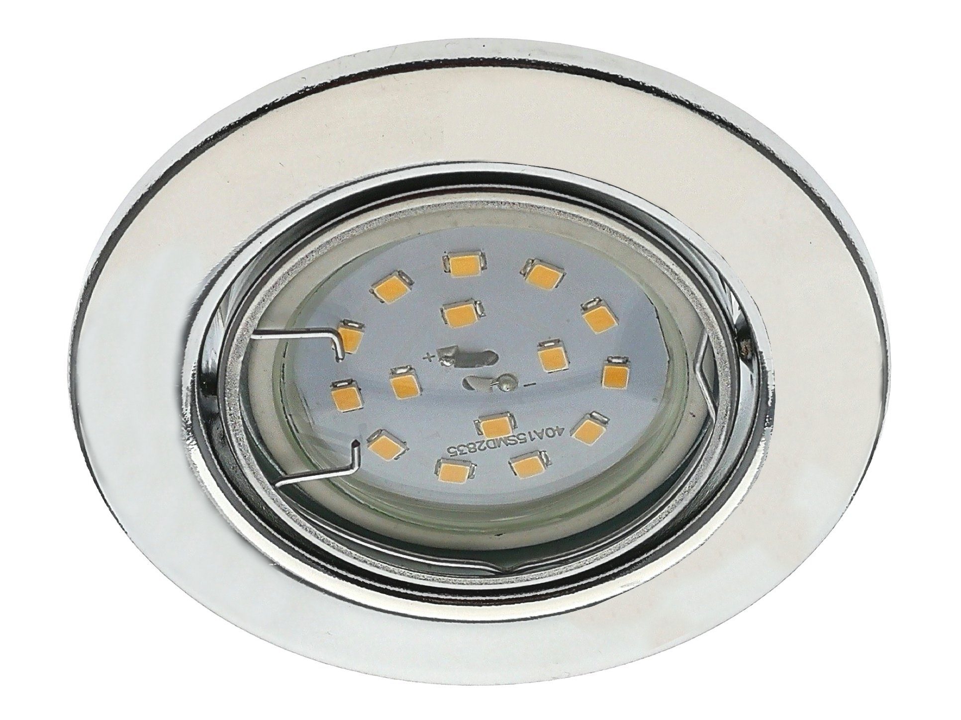 TRANGO LED Einbaustrahler, 5er Pack MO15SD-5 Ultra flach 5Watt 3 Stufen dim günstig online kaufen