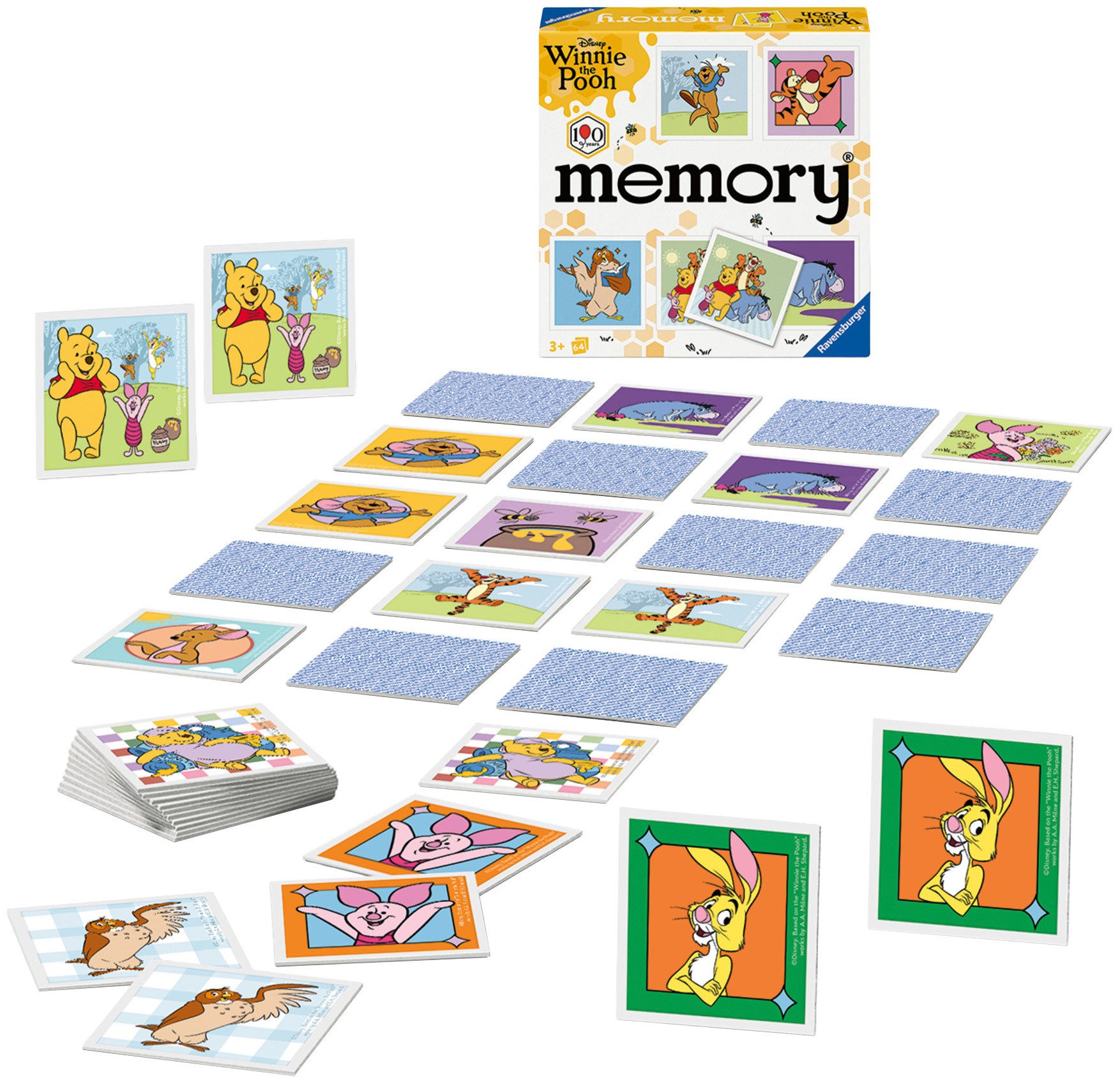 Ravensburger Spiel memory® Winnie Puuh, Gesellschaftsspiel & Brettspiel, Made in Europe
