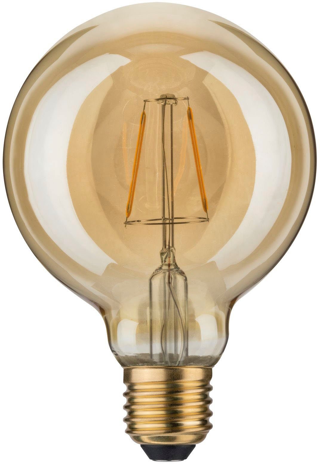 Paulmann LED-Leuchtmittel Vintage Globe Gold 2,5W E27 Extra-Warmweiß 1700K, 95