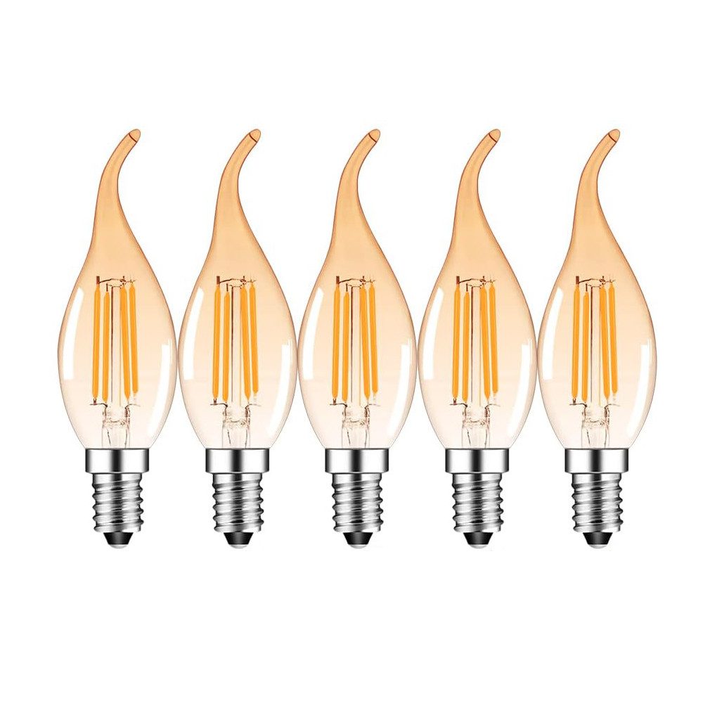 V-TAC LED-Leuchtmittel 4W E14 LED Kerze Vintage Filament Glühbirne Birne Le günstig online kaufen