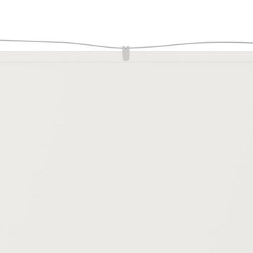 vidaXL Balkonsichtschutz Senkrechtmarkise Weiß 60x270 cm Oxford-Gewebe