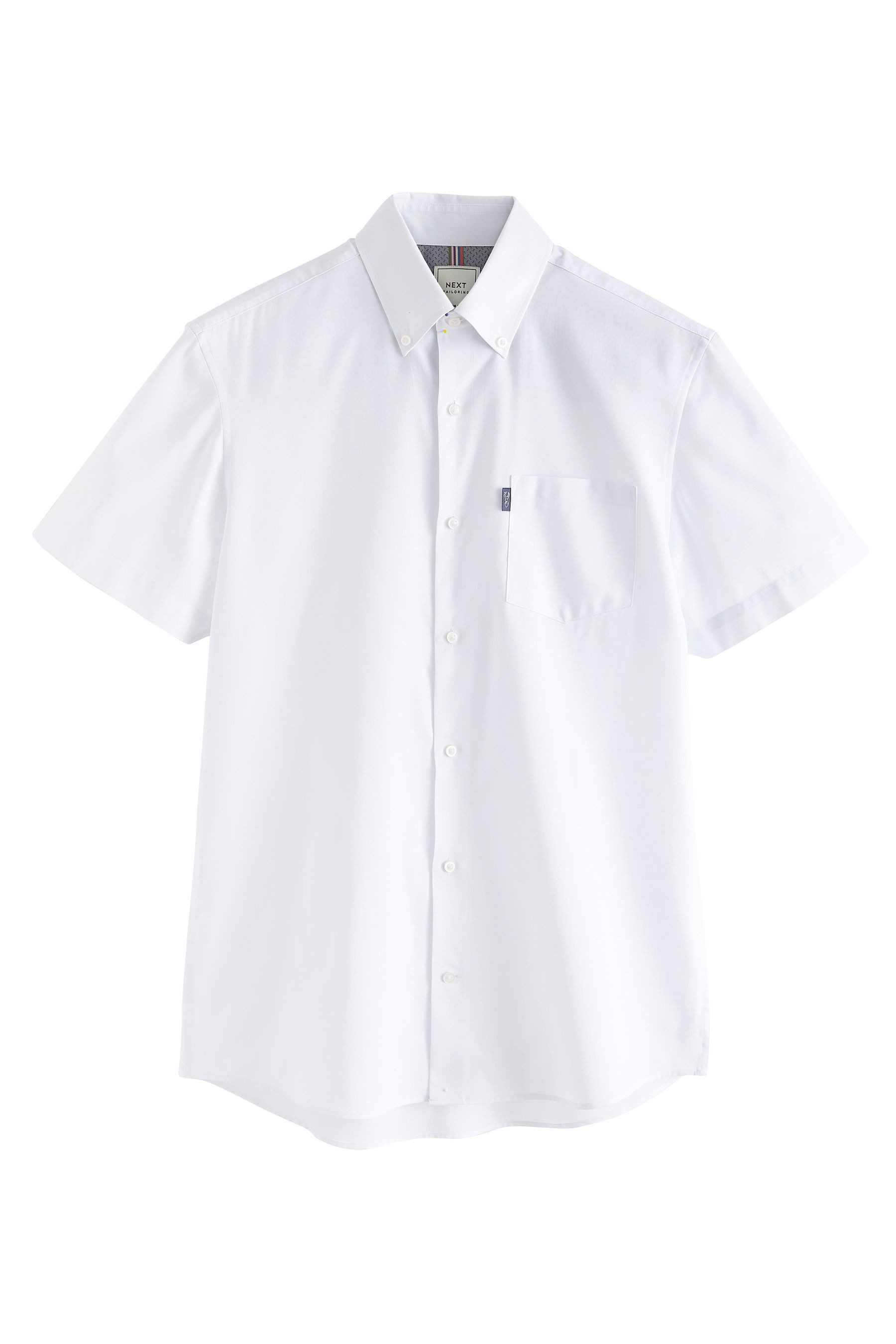 Kurzarmhemd Kurzärmeliges, bügelleichtes Slim Fit Oxfordhemd