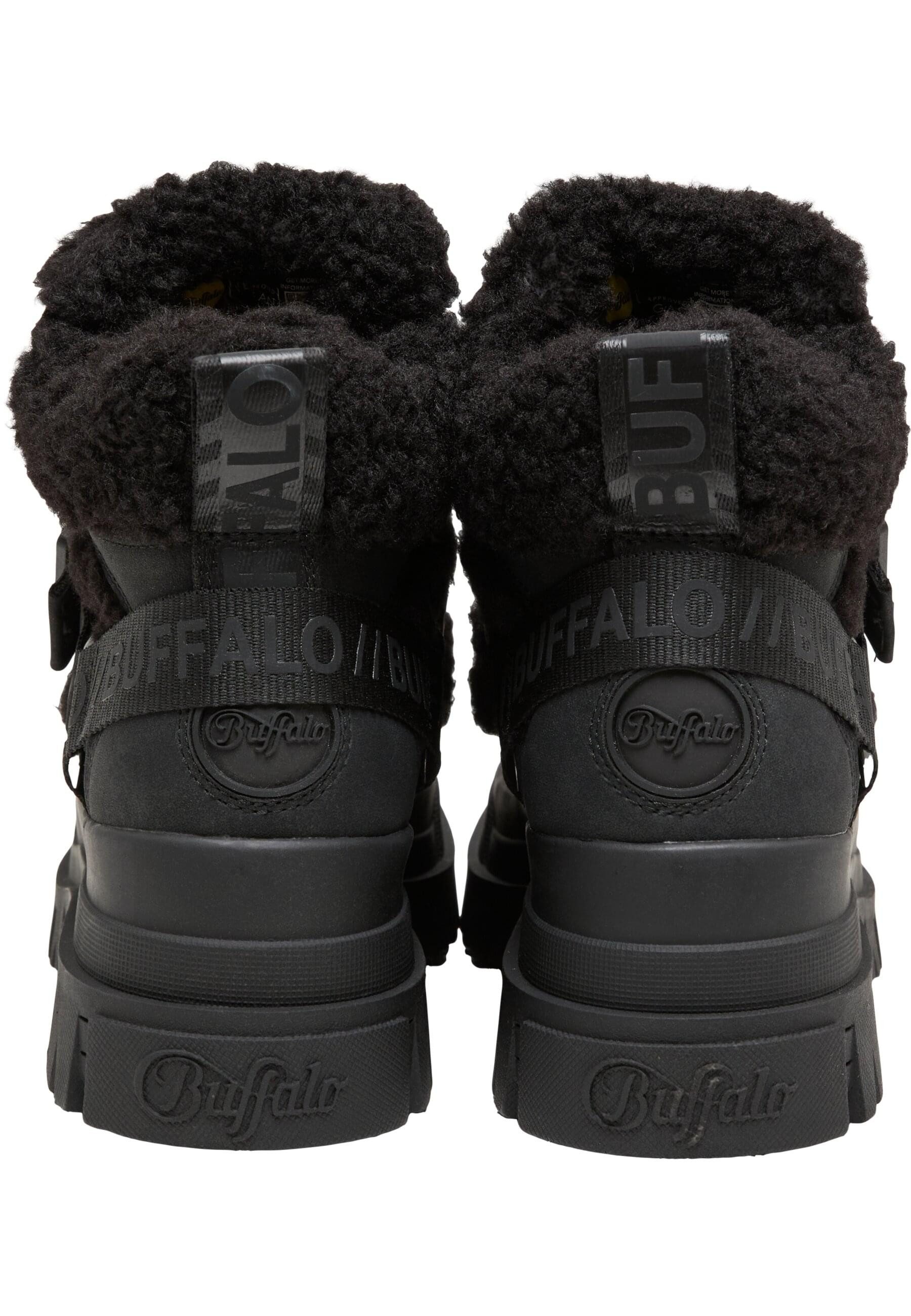 Buffalo Buffalo ASPHA COM MID WARM - VEGAN NUBUCK/FUR - BLACK Stiefel günstig online kaufen