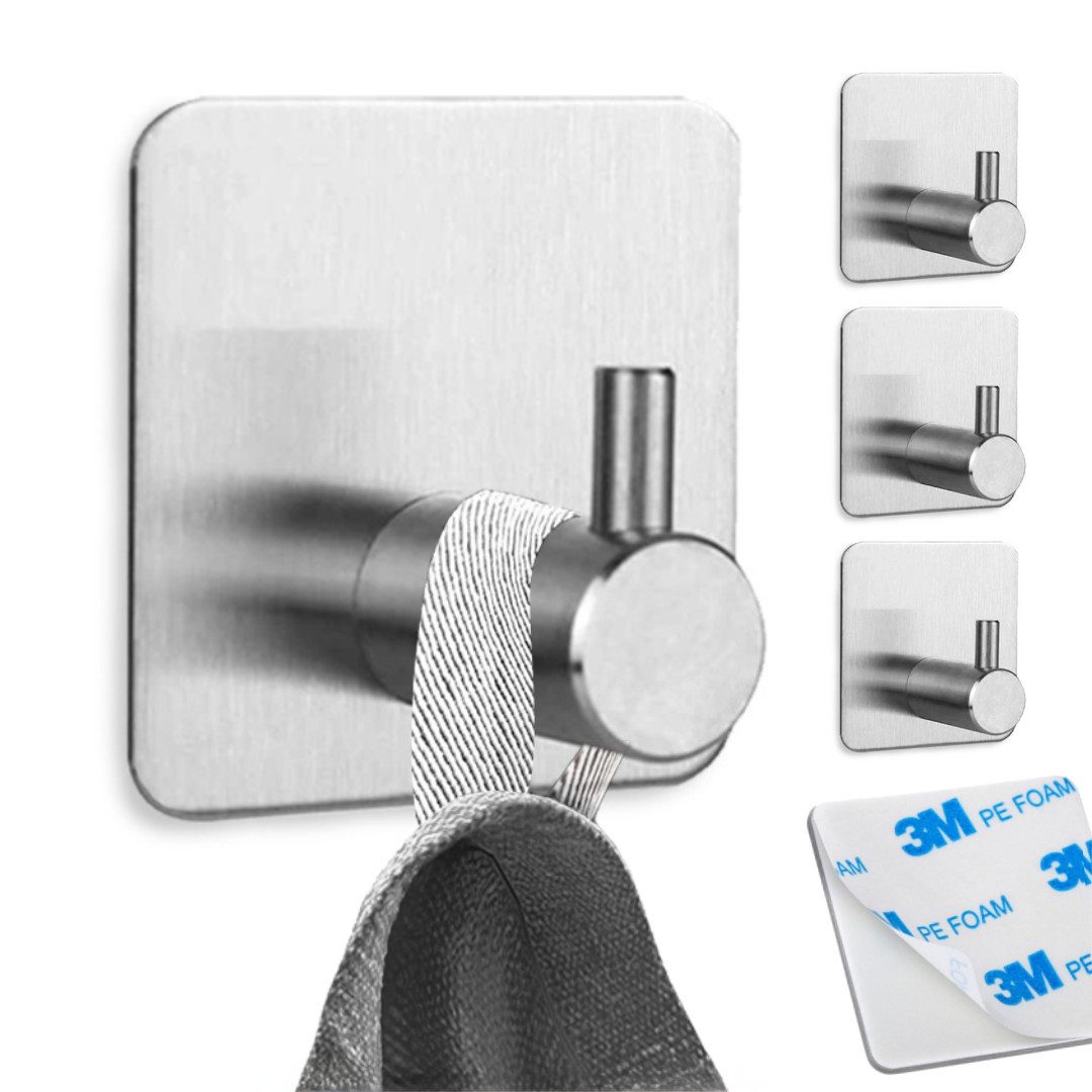 LIVINA HOME Handtuchhaken Haken selbstklebend Bad und Küche, Handtuchhalter günstig online kaufen