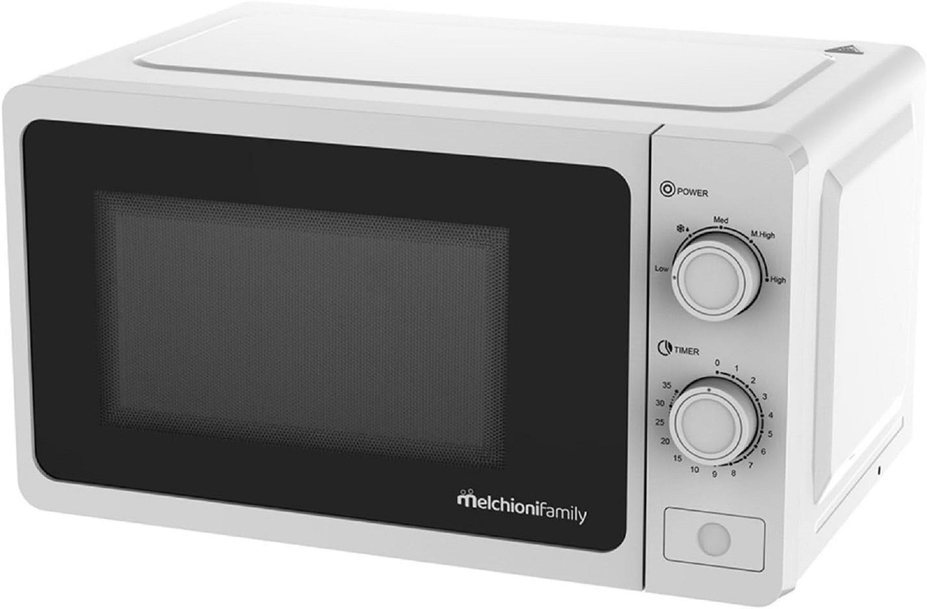 Melchioni Backofen mit Mikrowelle Mikrowelle mit Grill 20 Lt multifunktionale Mikrowelle 800 W