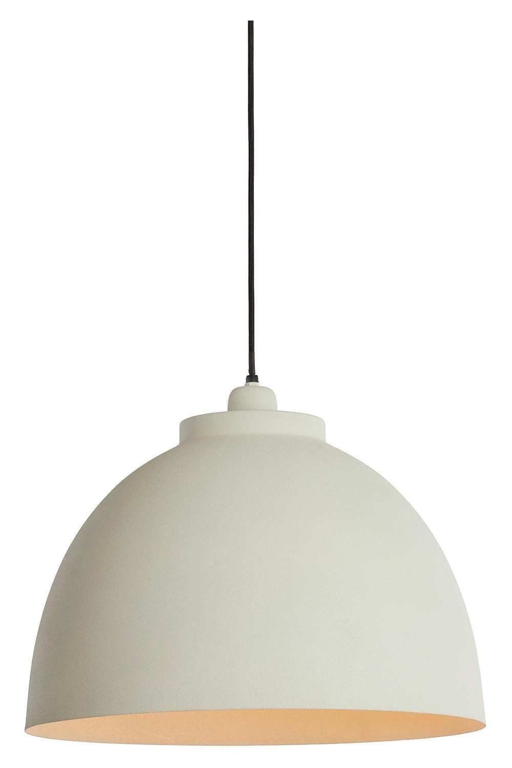 Light & Living Pendelleuchte KYLIE, 1-flammig, Creme, Metall, Ø 45 x H 32 cm, ohne Leuchtmittel