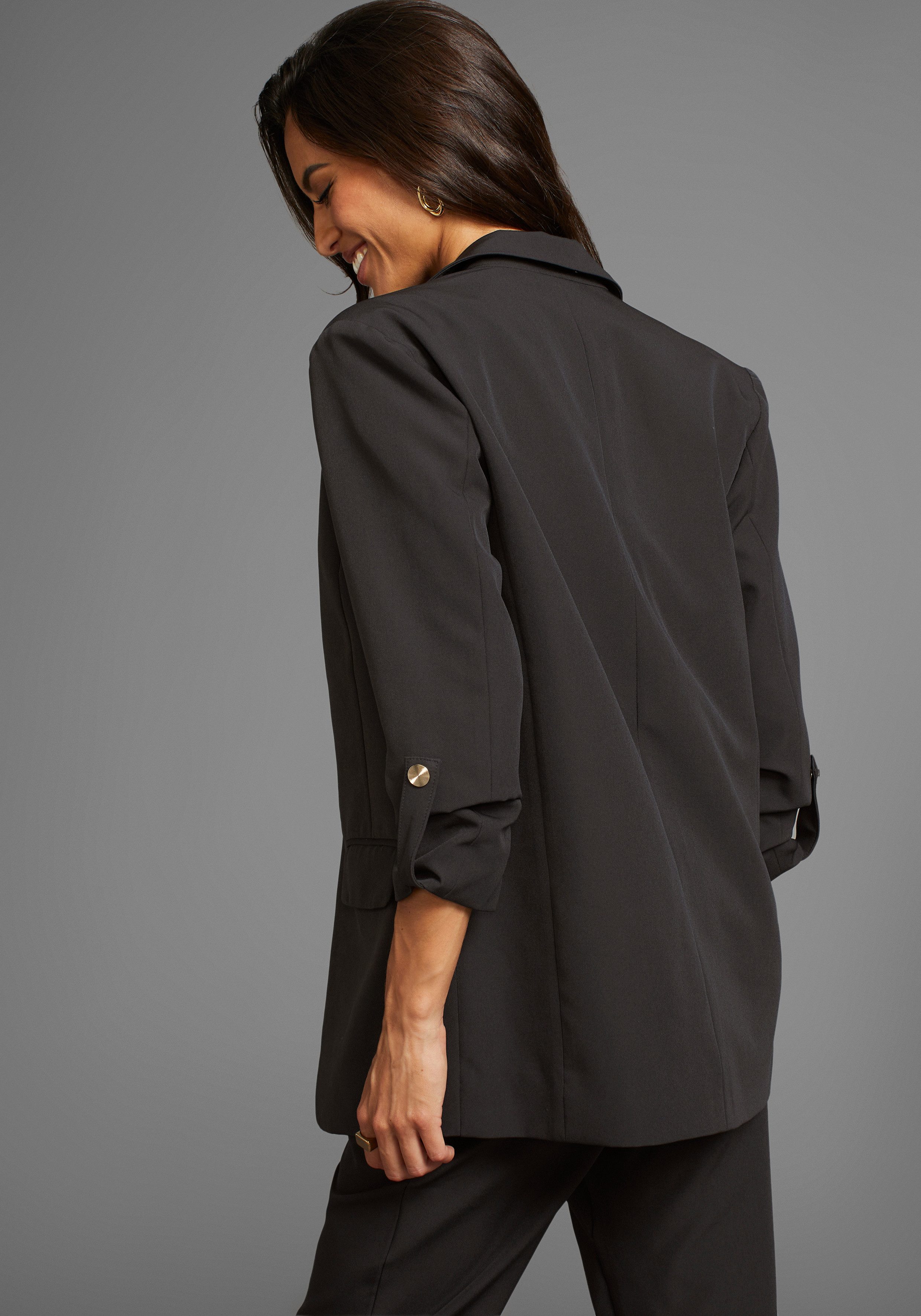 Laura Scott Blusenblazer mit modischem Ärmelriegel günstig online kaufen