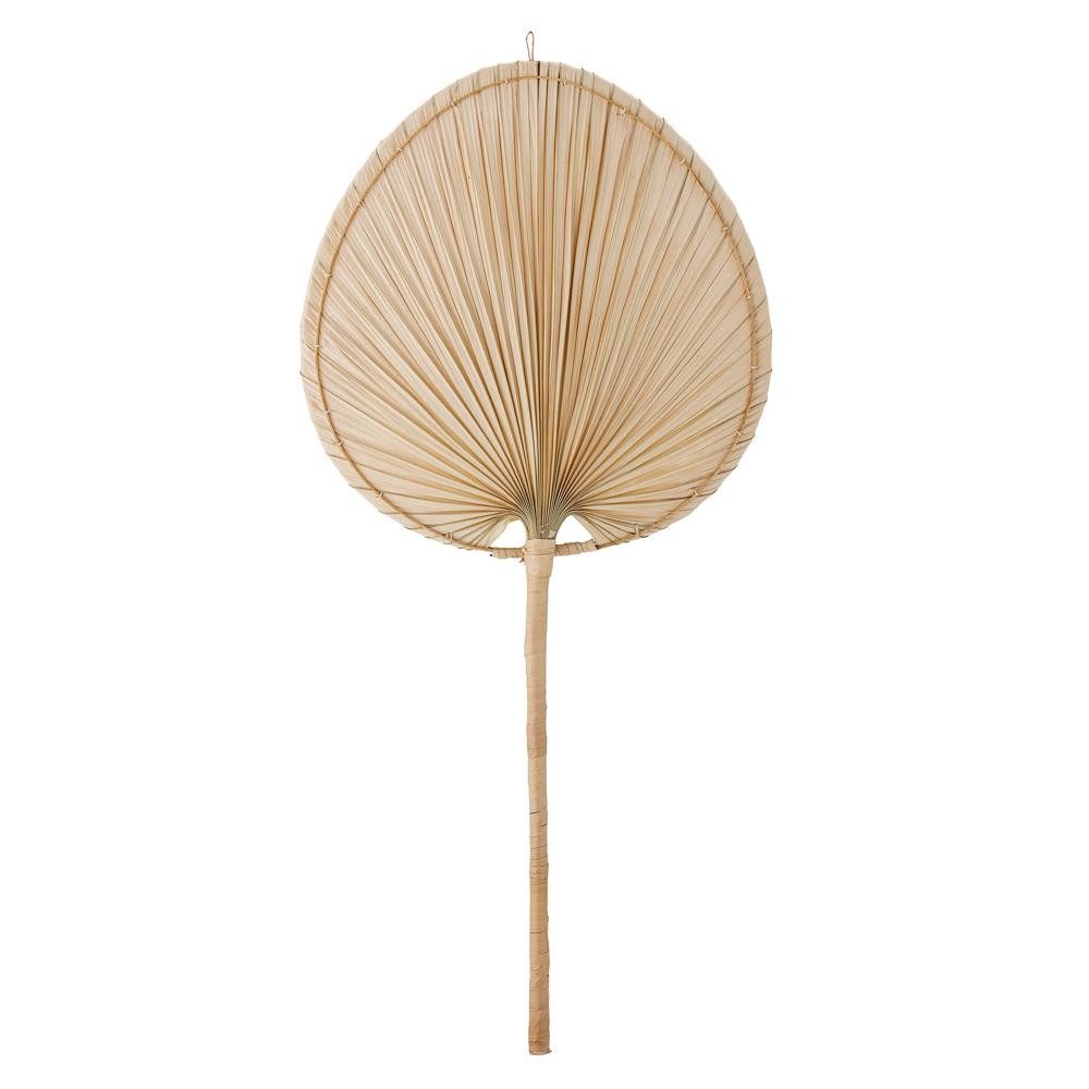 Bloomingville Wanddekoobjekt Oumou Wanddekoration, 85 cm, Natur, Palmblatt, Wandfächer
