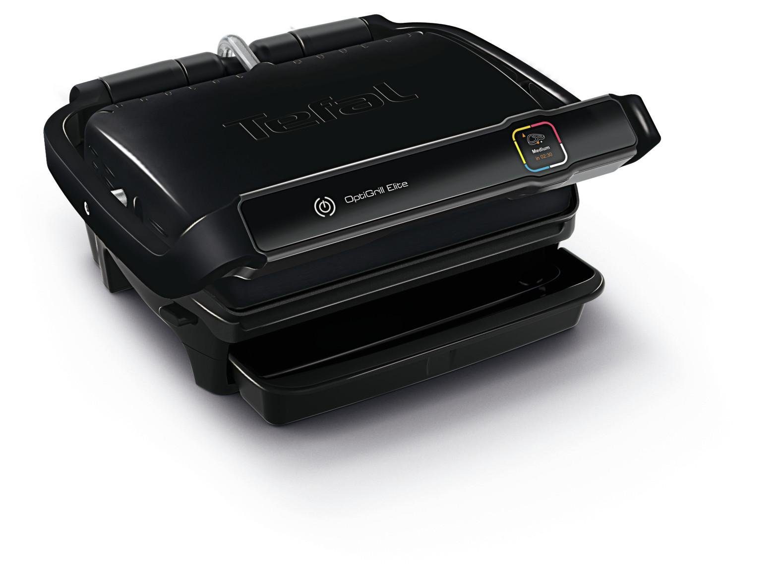 Tefal Kontaktgrill GC7508 Optigrill Elite, 2000 W, Grillfläche: 600 cm², antihaftbeschichtet