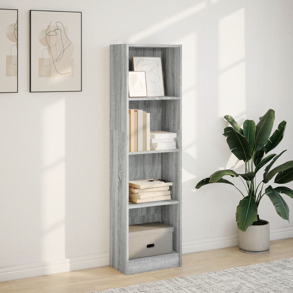 vidaXL Bücherregal Bücherregal Grau Sonoma 40x24x143 günstig online kaufen