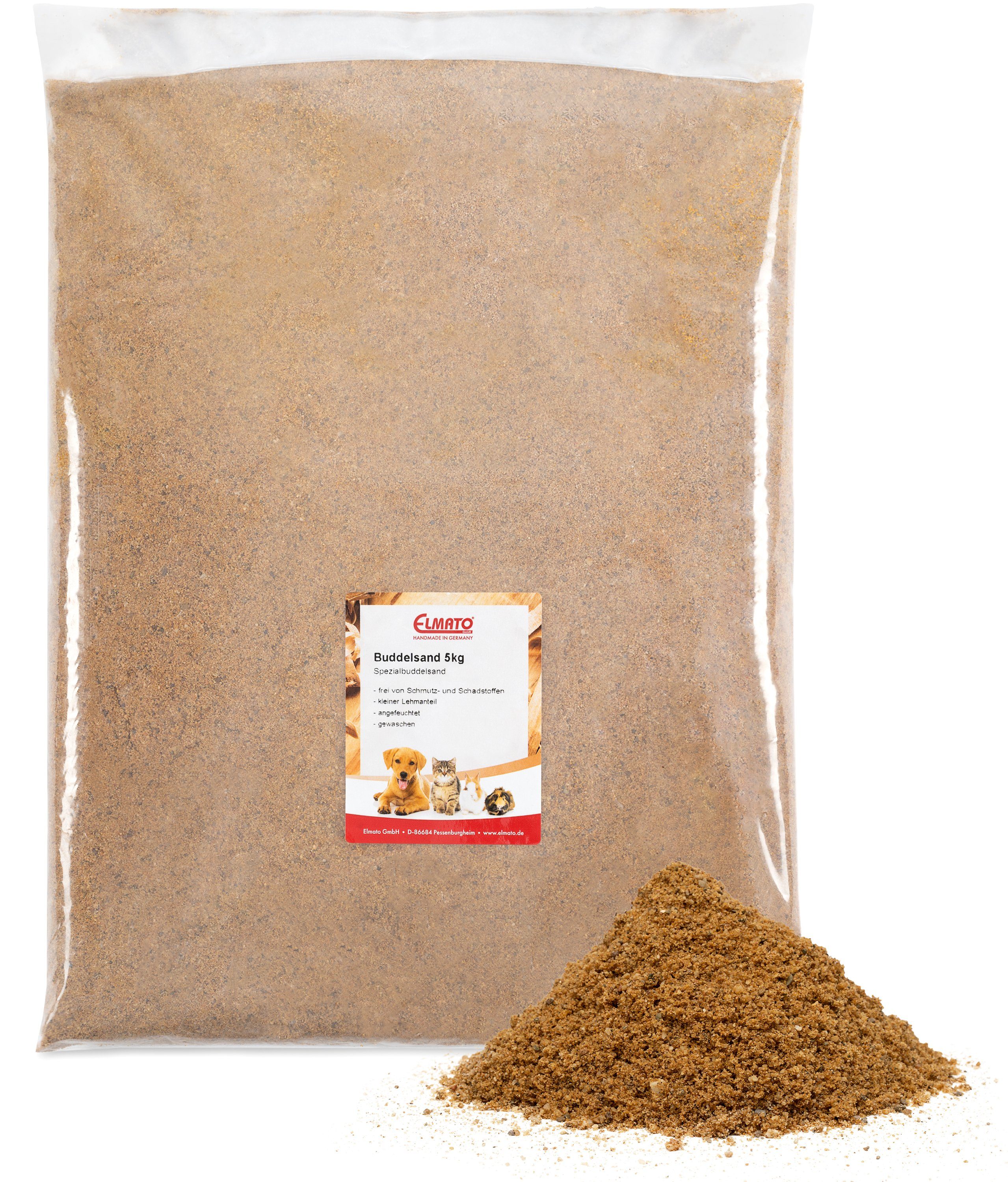 Vogelsand Elmato 13750 Spezial Buddelsand für Singvögel 5kg