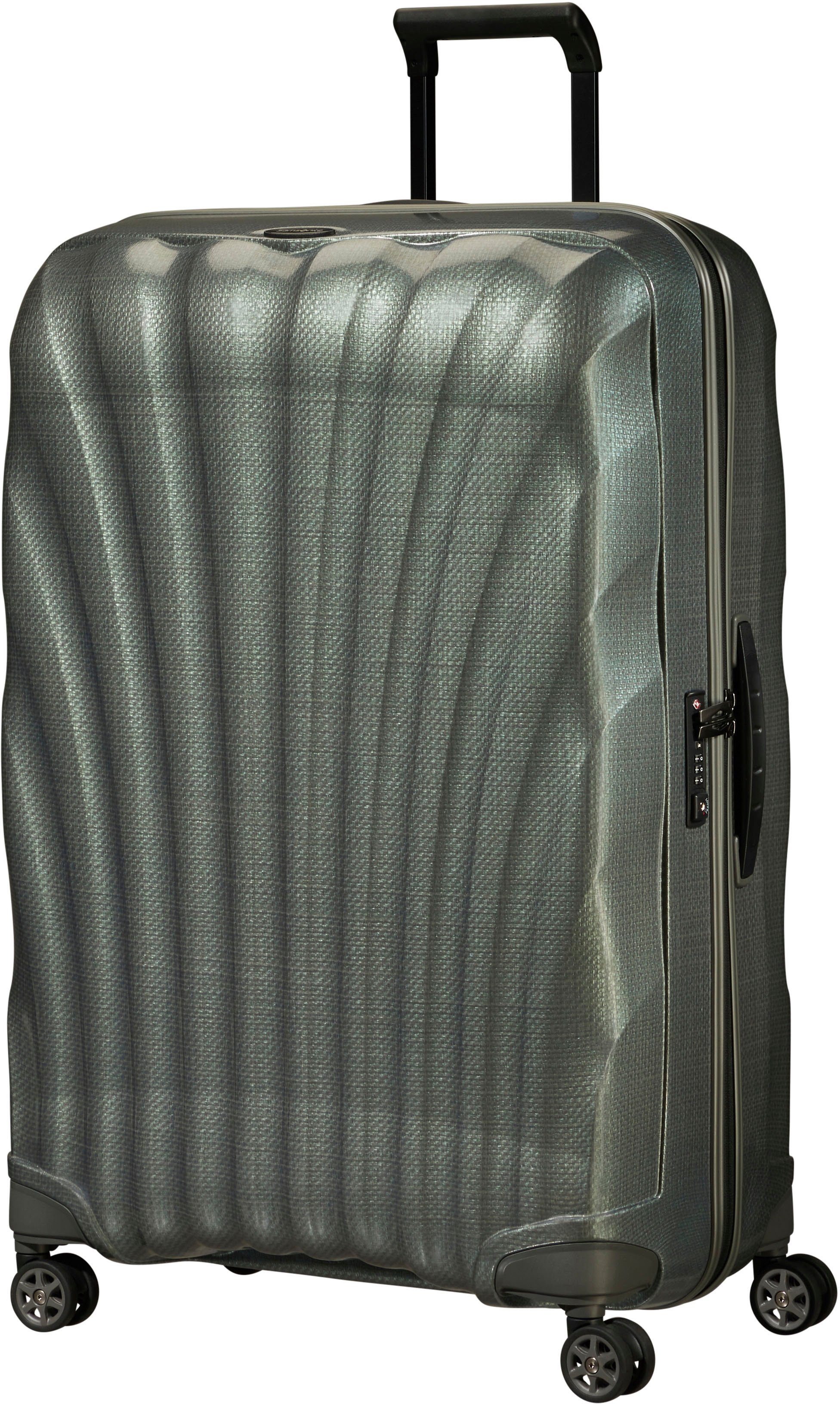 Samsonite Hartschalen-Trolley C-LITE, verschiedene Größen und Farben, 4 Rollen, mit arretierbarem und versenkbarem Druckknopf-Trolleysystem