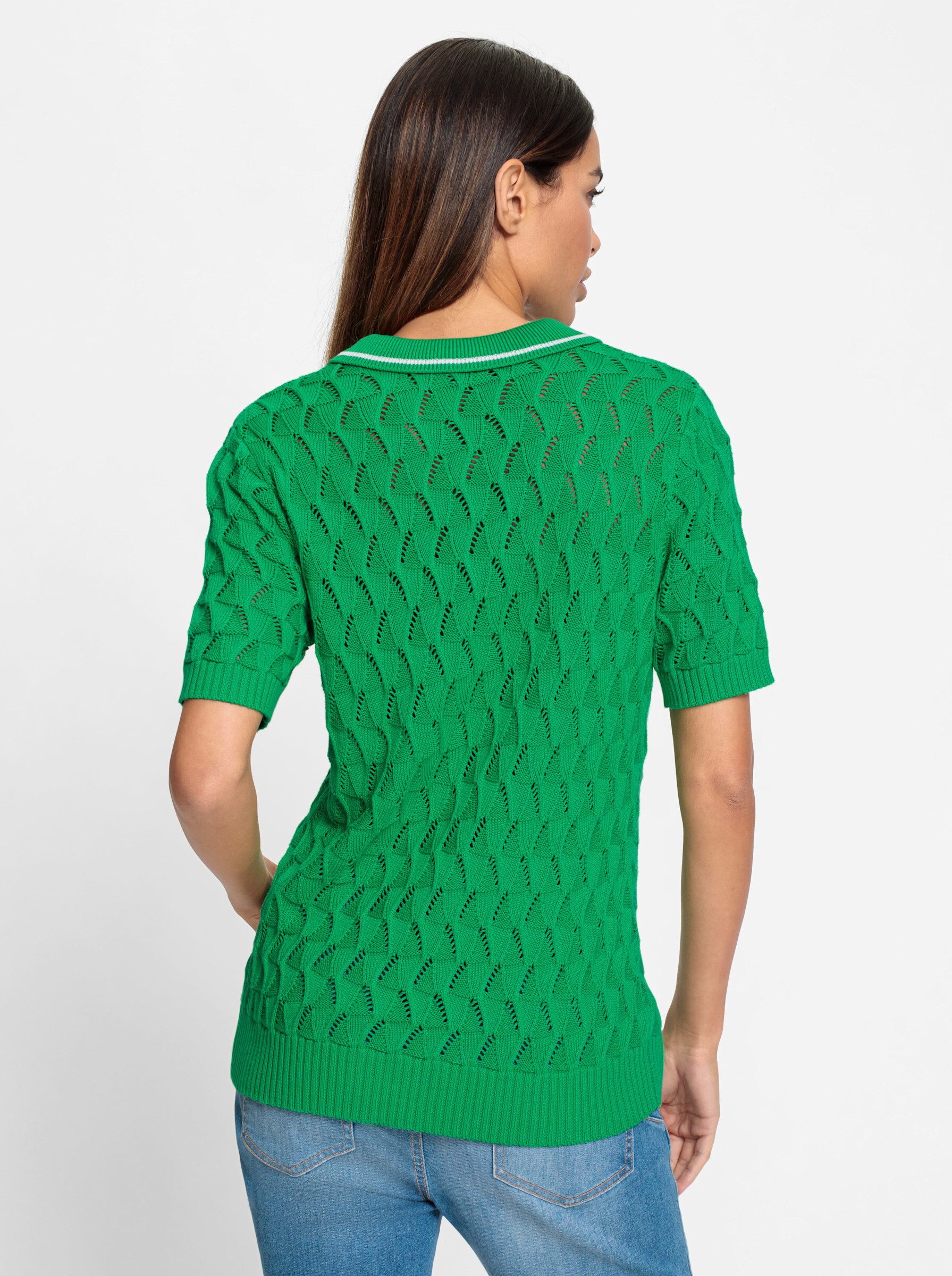 heine Strickpullover Polopullover . günstig online kaufen