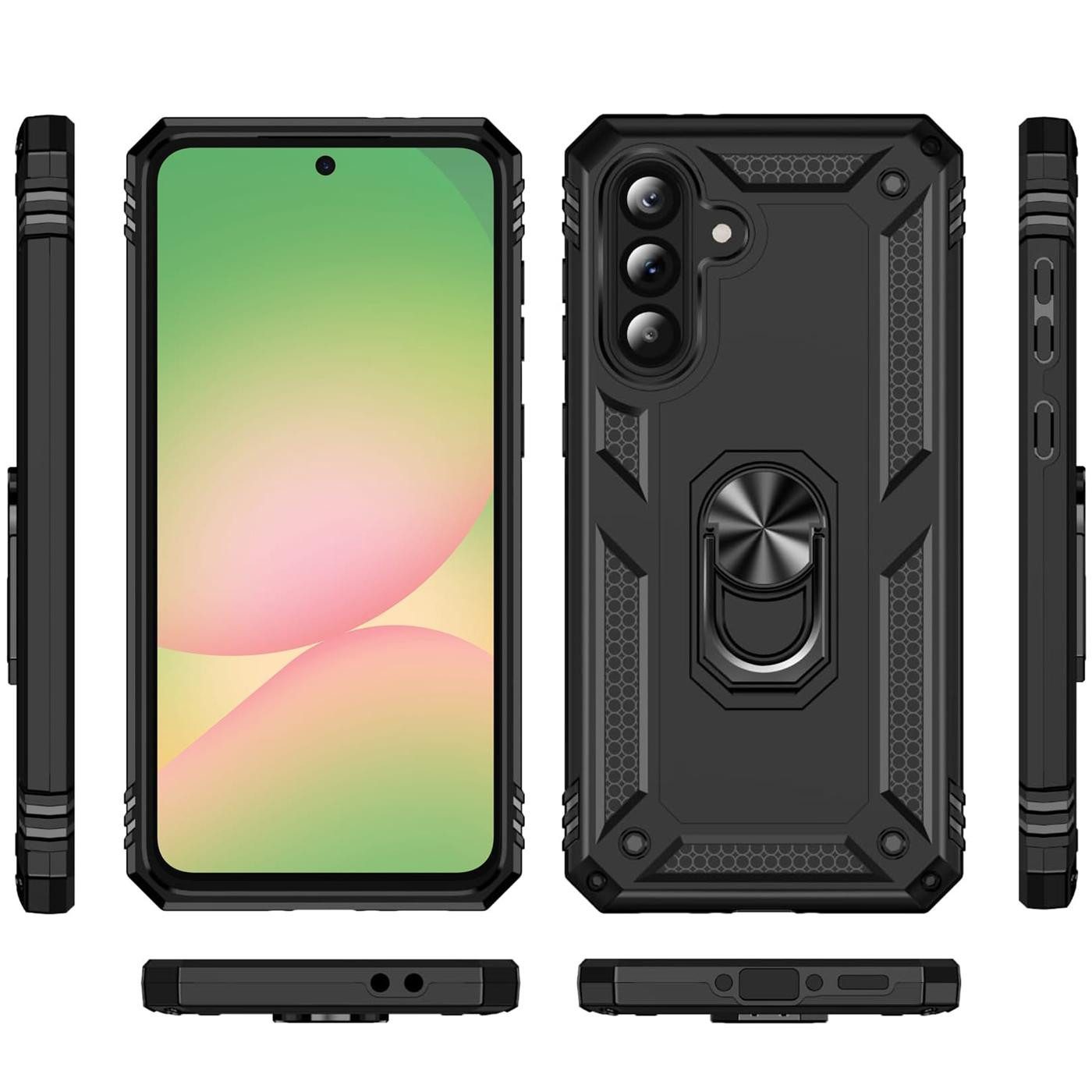 CoolGadget Handyhülle Armor Shield Case für Samsung Galaxy A37 5G 6,7 Zoll, Outdoor Cover mit Magnet Ringhalterung Handy Hülle für Samsung A37 5G – Bild 2 von 5