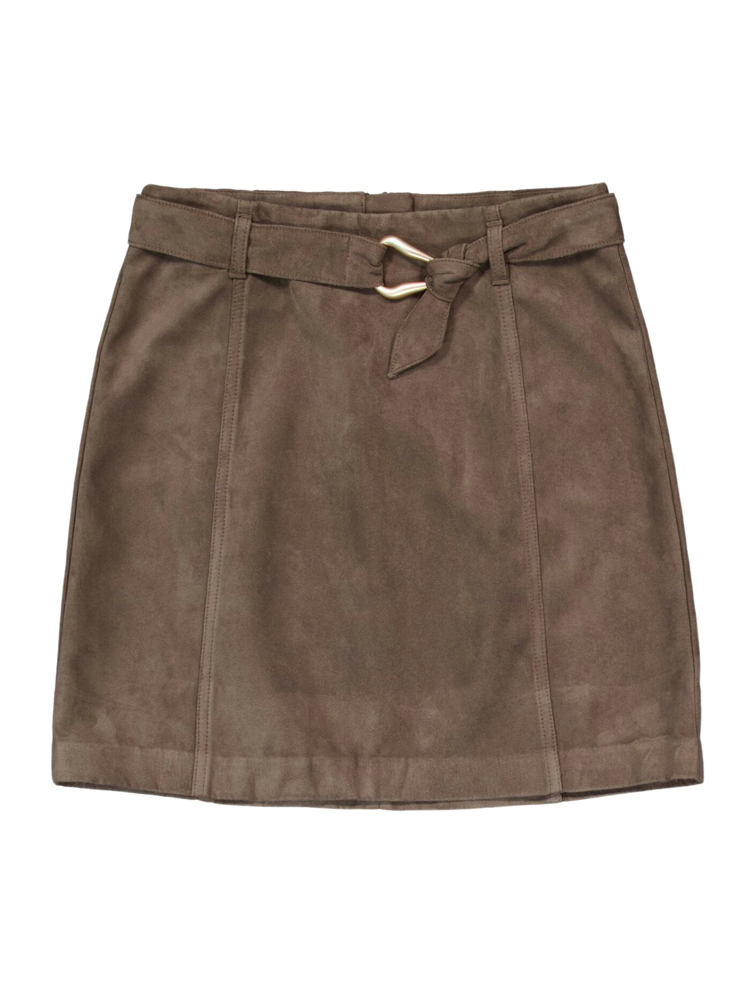 Garcia A-Linien-Rock braun,Casual,Polyester,Unifarben,Relaxed Fit,Hoch