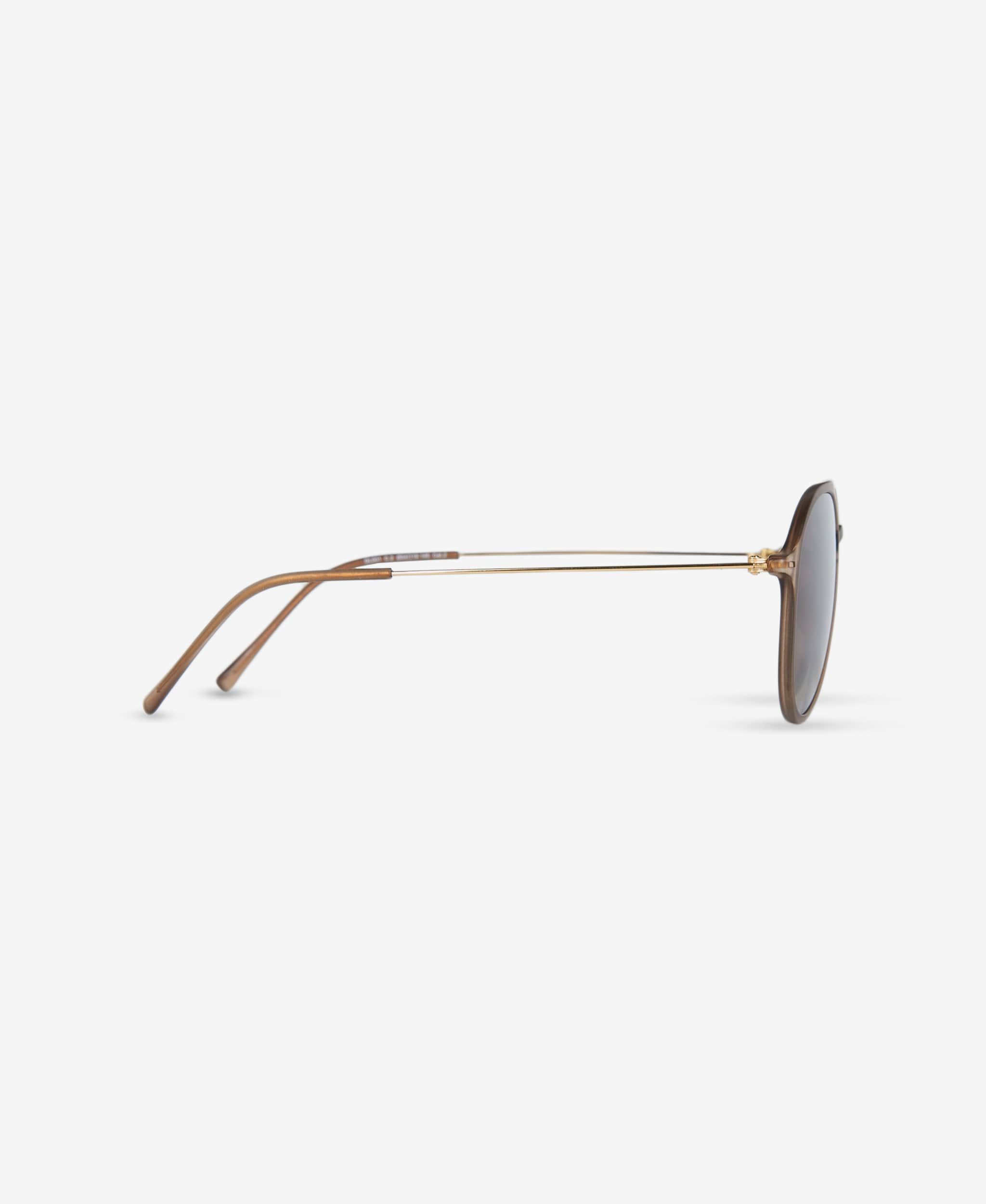GLAMIRA Sonnenbrille Matte Schildpatt-Optik Unisex-Sonnenbrille im Aviator-Stil (1-St) mit polarisierten Linsen
