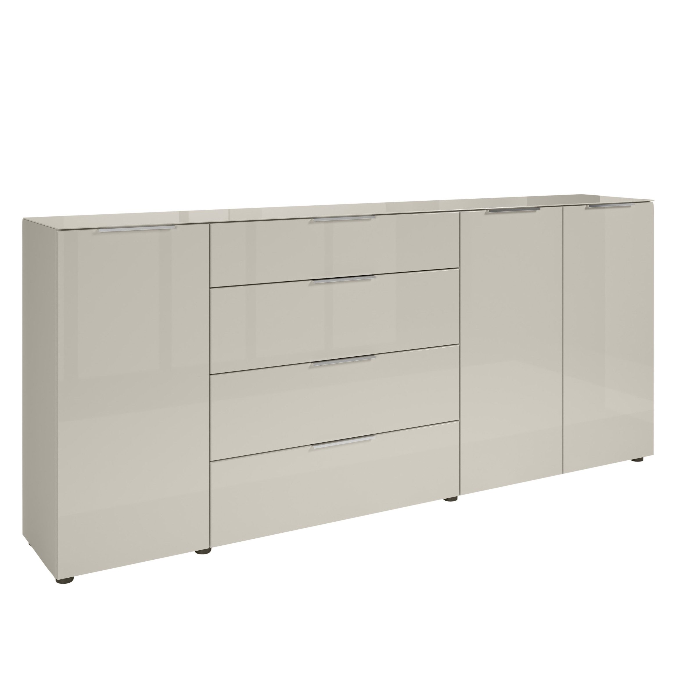 Bega Consult Sideboard Glasfronten in Kaschmir - 226x99x40cm (BxHxT)