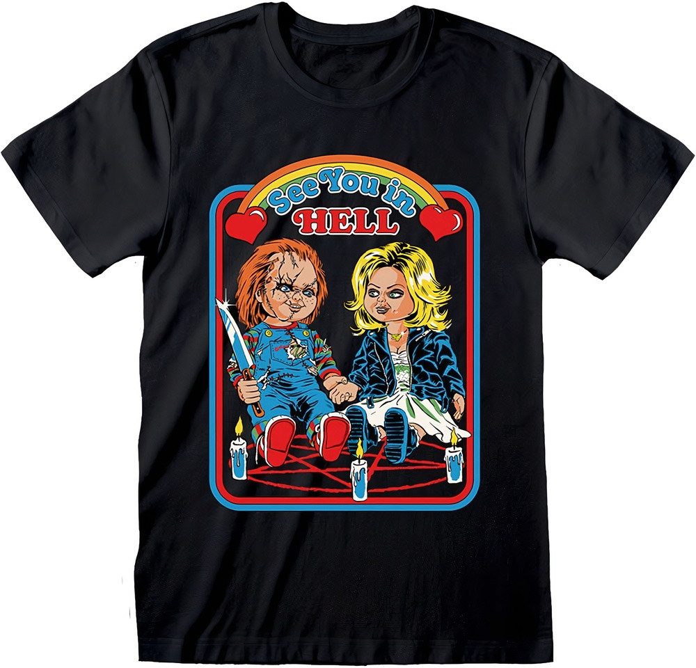 Steven Rhodes T-Shirt Chucky See You In Hell T-Shirt günstig online kaufen