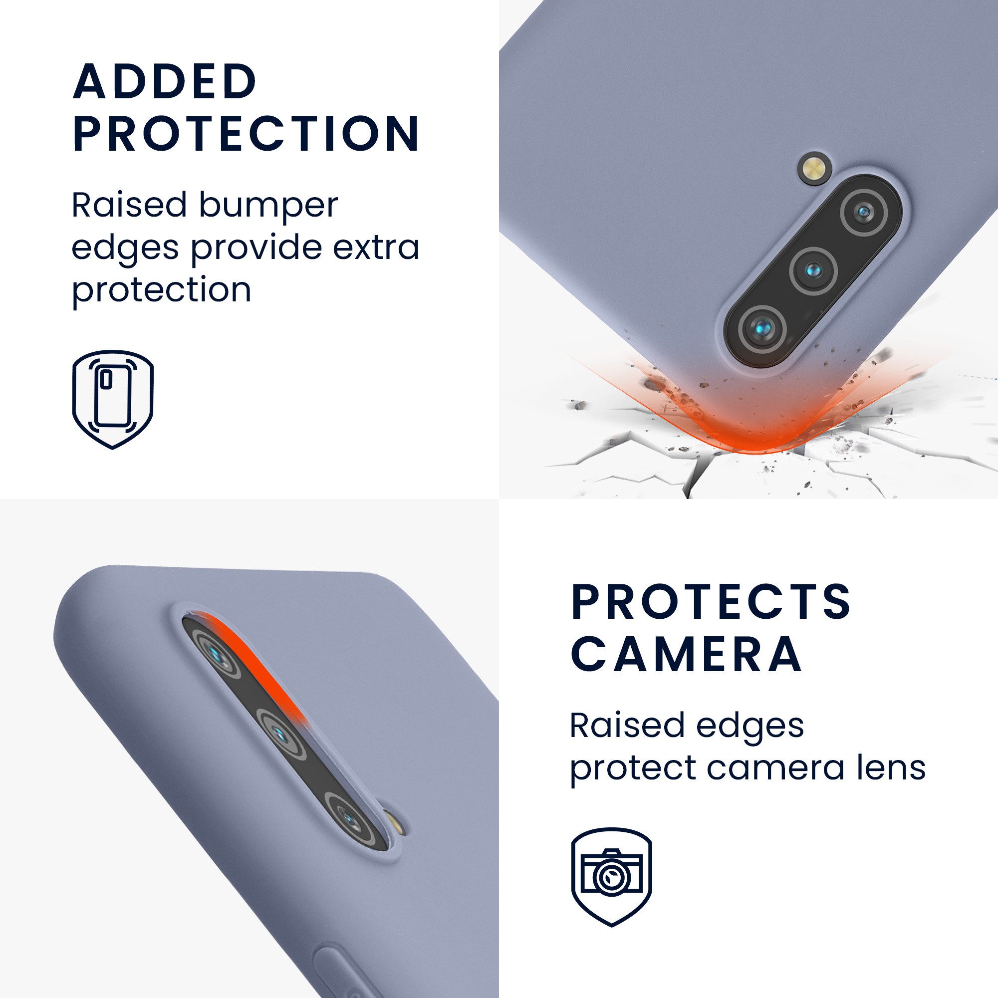 kwmobile Handyhülle Hülle für OnePlus Nord CE 5G, Hülle Silikon - Soft Handyhülle - Handy Case Cover