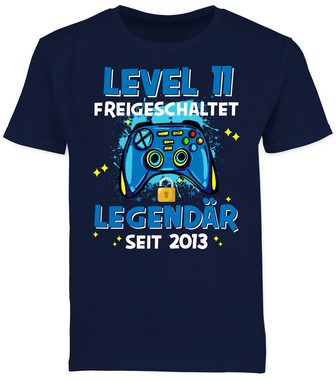 Shirtracer T-Shirt Level 11 freigeschaltet Legendär seit 2013 11. Geburtstag