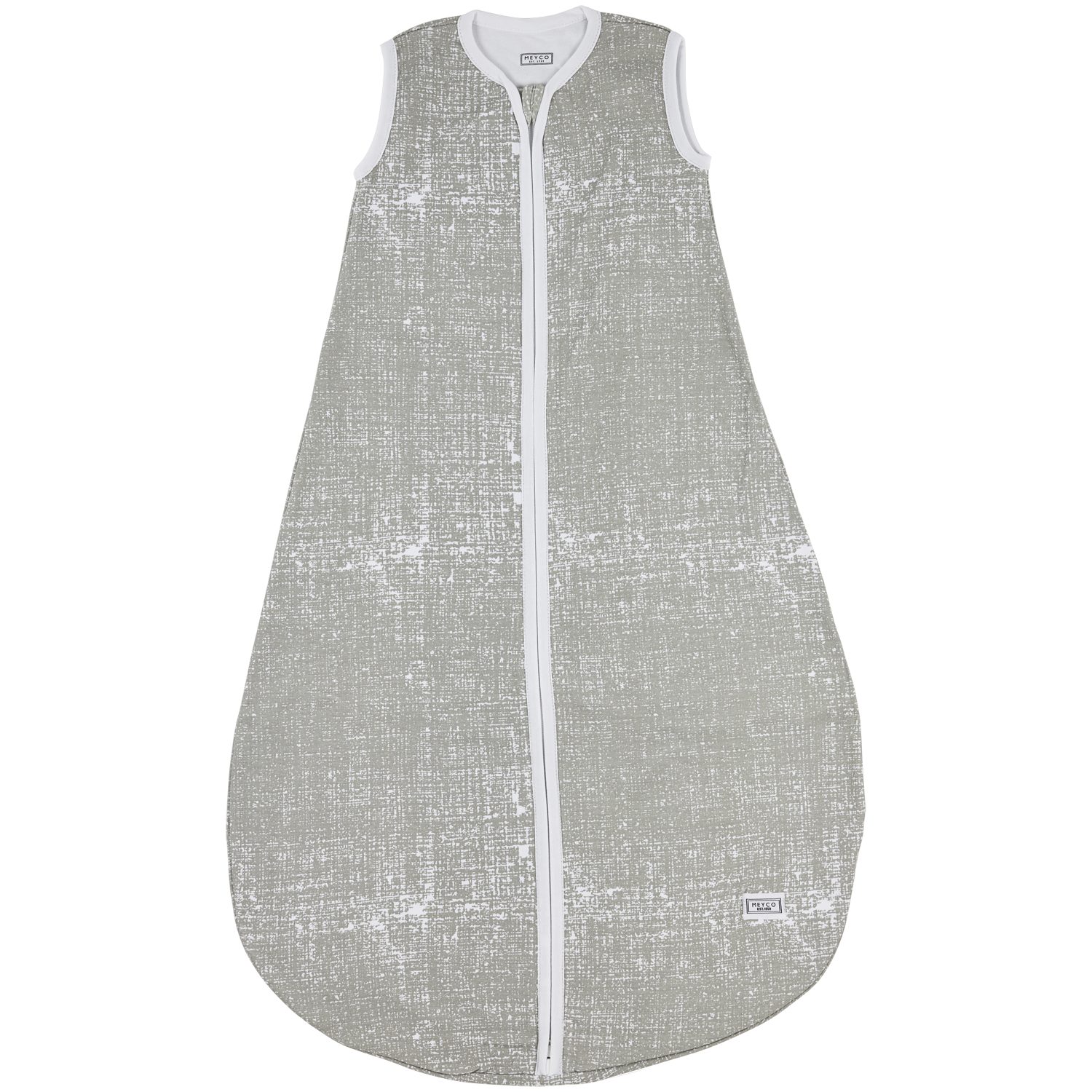 Meyco Baby Babyschlafsack Fine Lines Grey (100% Baumwolle, 1 tlg), 110cm