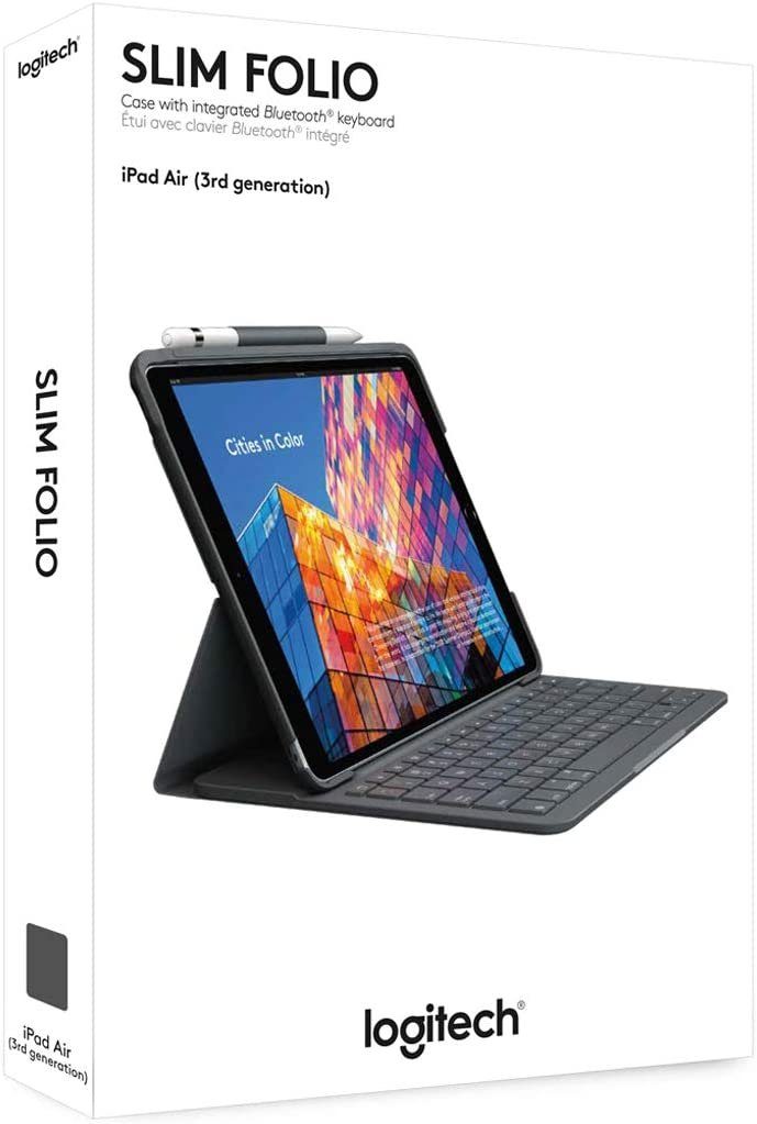 Logitech Logitech SLIM FOLIO für iPad Air 3 (920-009488) - Skandinavisch iPad-Tastatur