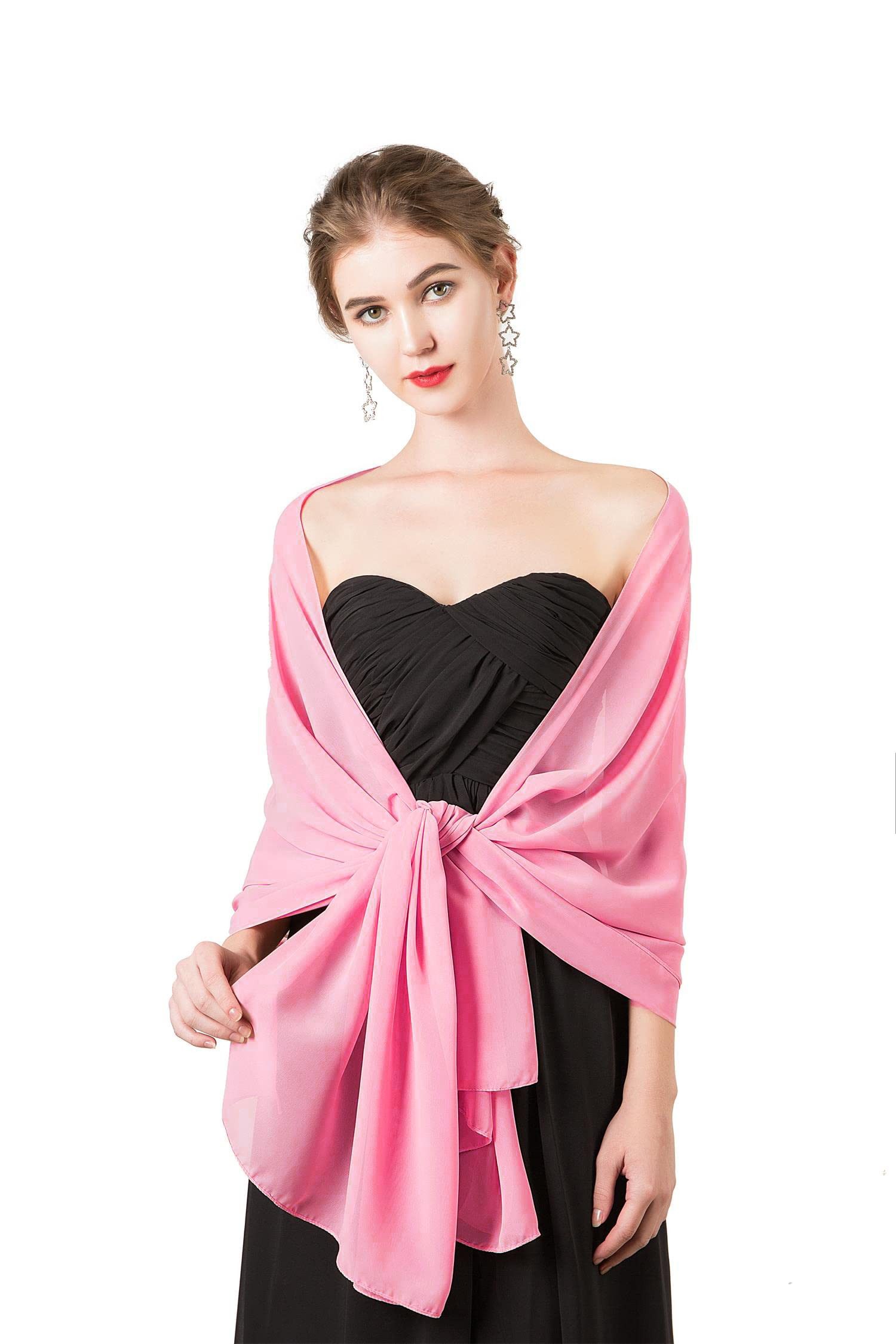 Cachito Modeschal Eleganter Damen Schal – Weiche Stola, (1-St), für Abendkleider, Hochzeiten & festliche Anlässe – Bild 4 von 5