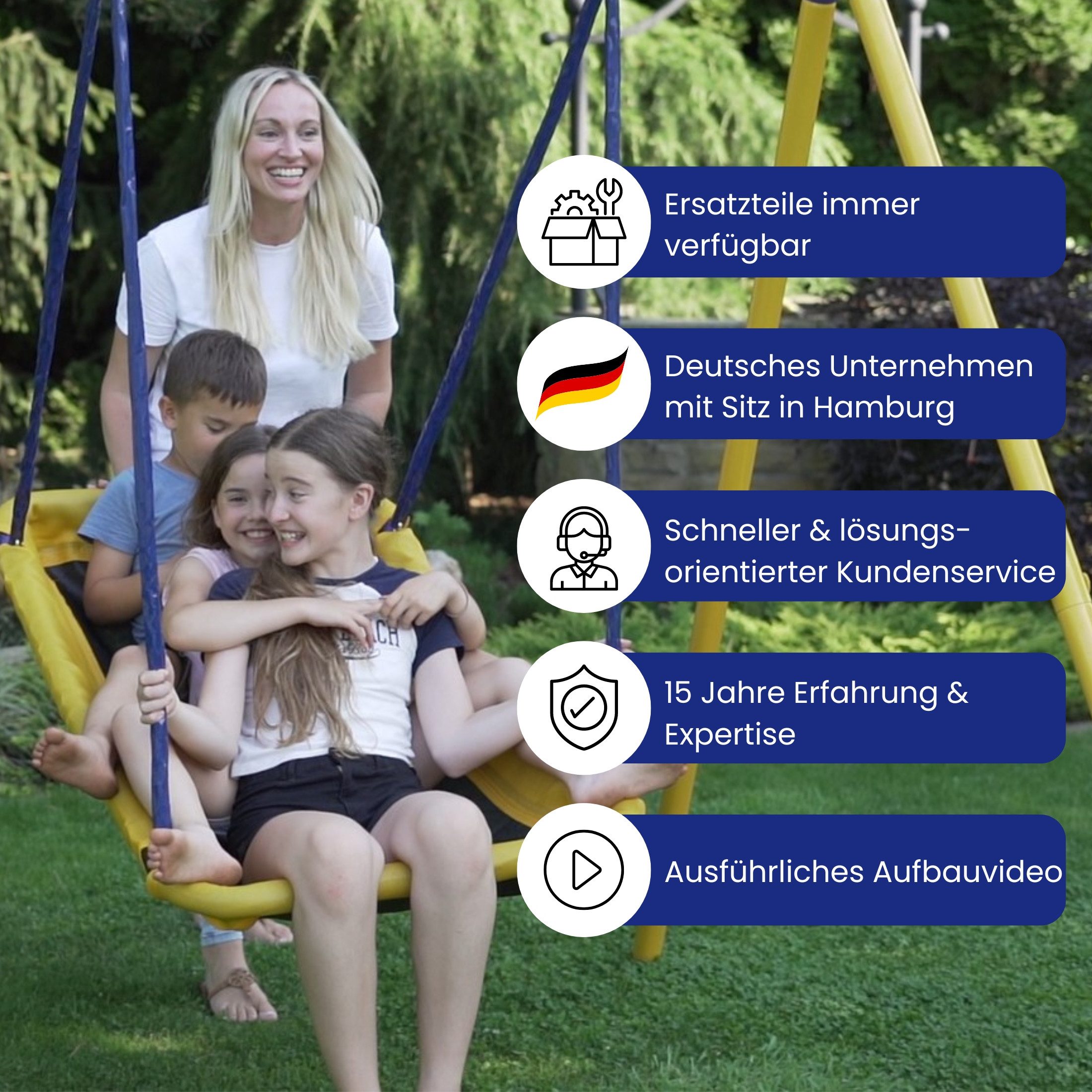 Zero Gravity Schaukelgestell TÜV-geprüfte Kinderschaukel, bequeme Sitzfläch günstig online kaufen