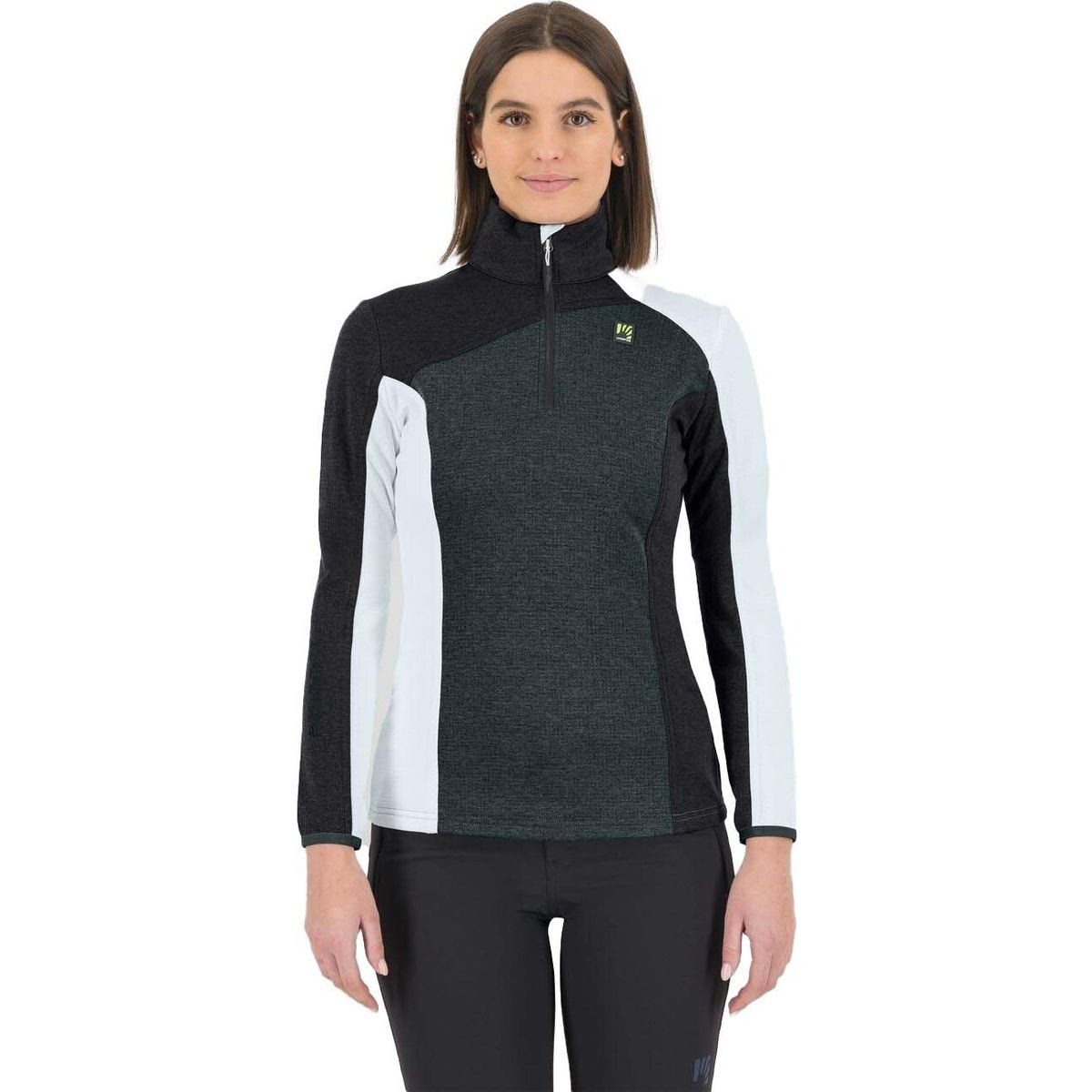 Karpos Fleecejacke Federa Half-zip W Fleece Warmer, leichter Fleece mit guter Wärmeisolation. Er ist vielseitig