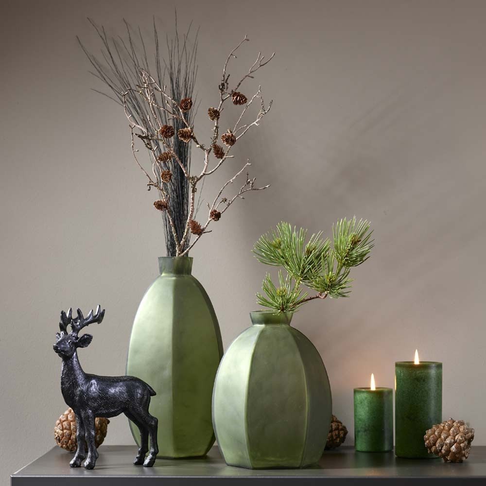 Seyila Home Dekovase Glasvase Dekovase Blumenvase handmade