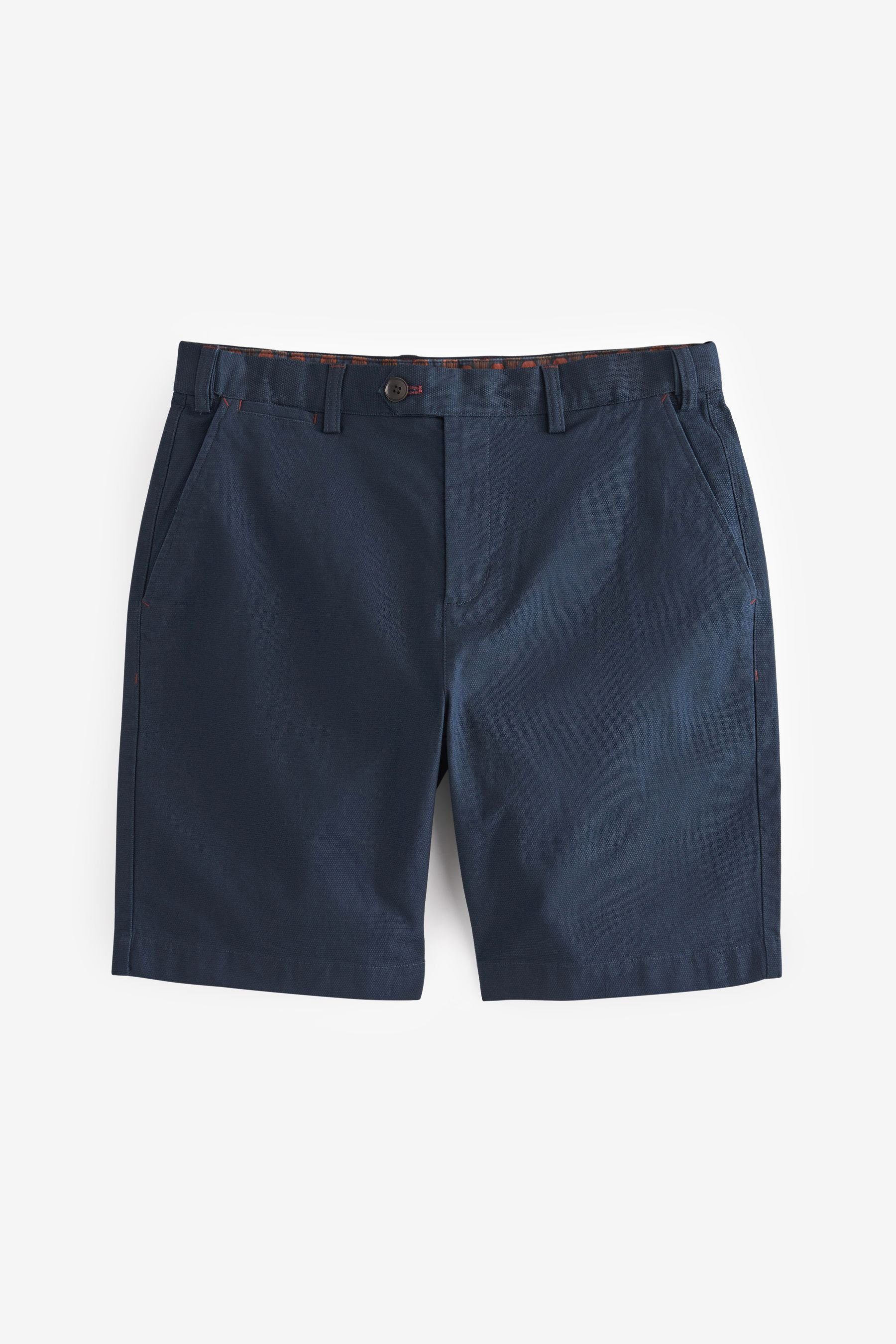 Next Chinoshorts Signature Premium Chino-Shorts Blue Baumwolle Navy aus (1-tlg)