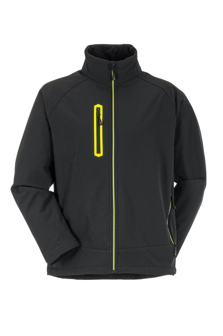 Planam Outdoorjacke PLANAM Unisex Flash-Jacke OUTDOOR Teddyfutter Schwarz