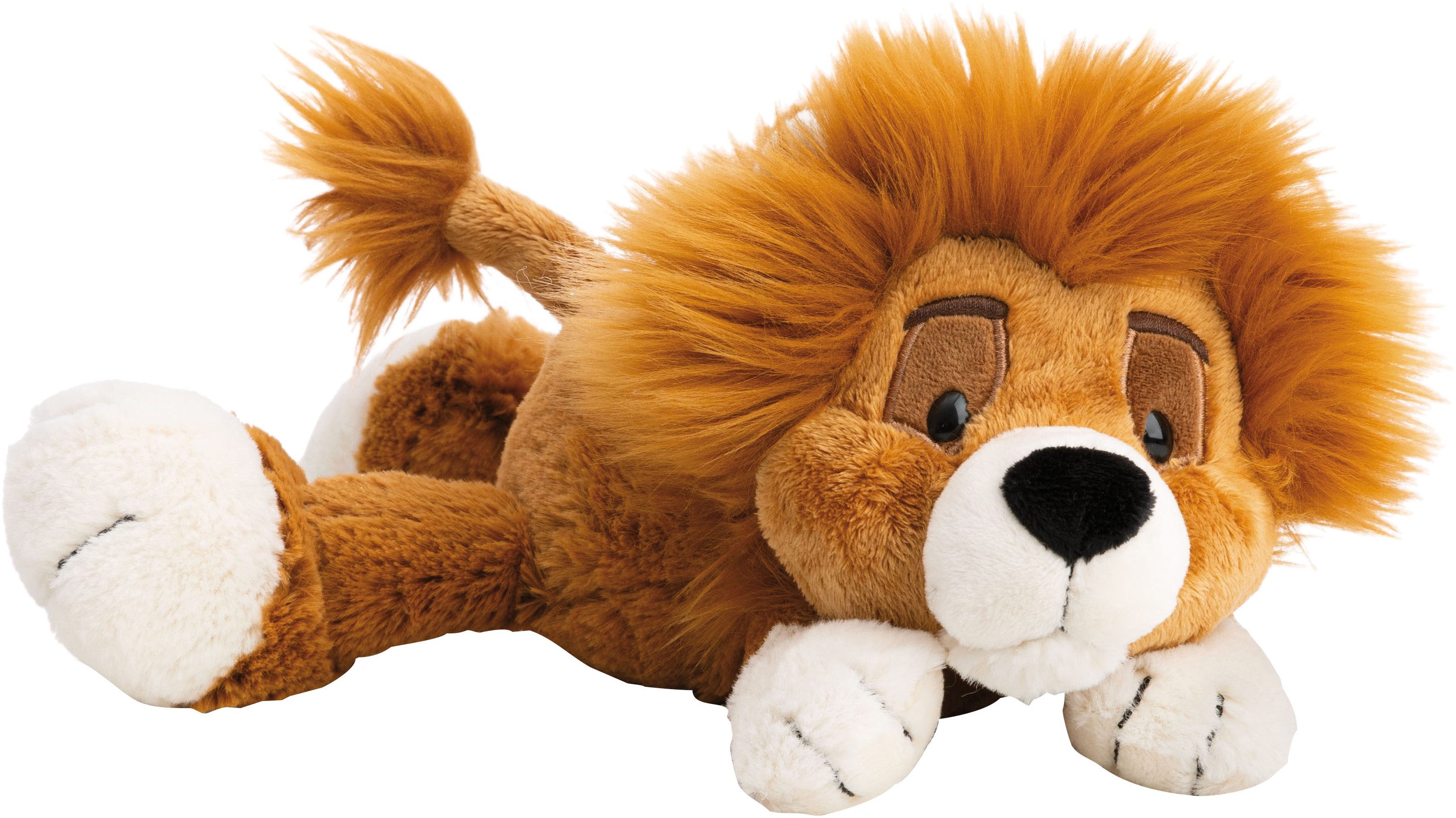 Nici Kuscheltier Wild Friends, Löwe King Kimari, 30 cm liegend