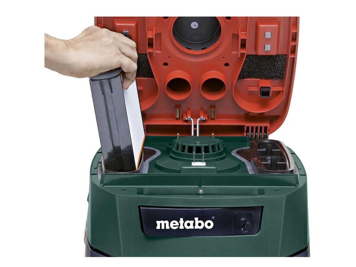 metabo Industriesauger Metabo Allessauger ASR 35 L ACP, 1400 W, beutellos, mit Beutel, automatische MPulse-Filterabreinigung, Absaugautomatik beim Nasssaugen