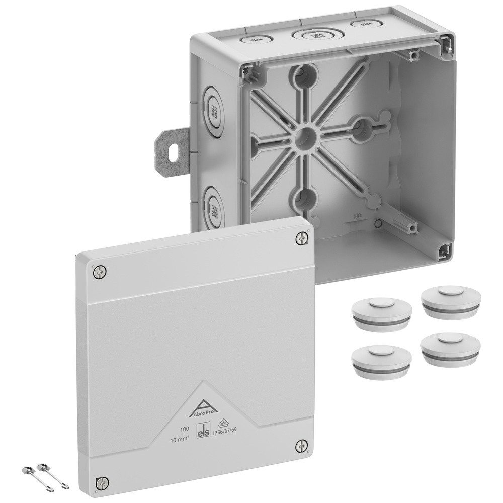 SPELSBERG Verteilerbox Spelsberg 41040101 Abzweigkasten (L x B x H) 152 x 152 x 85 mm Grau IP