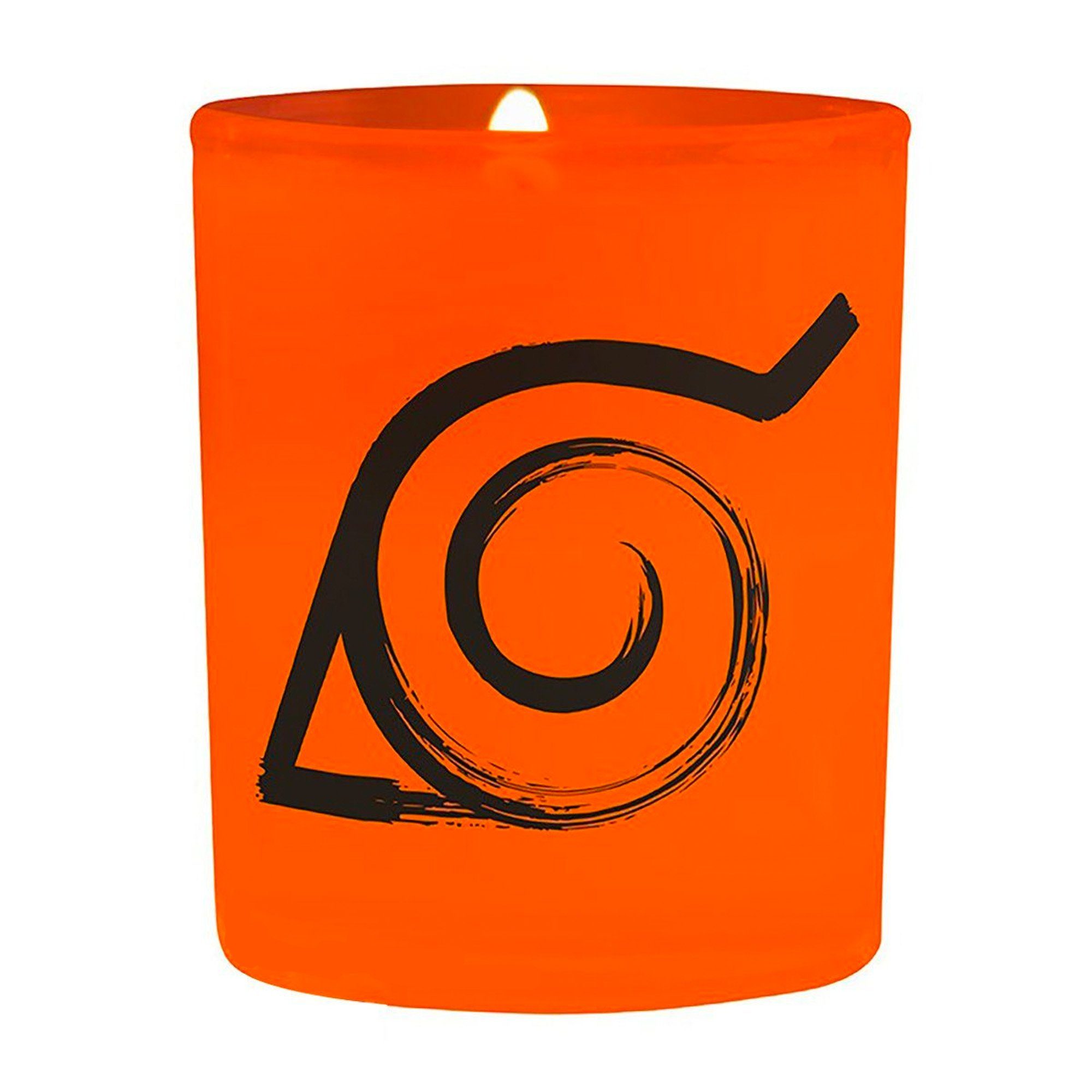 Dekoobjekt Konoha Symbol Kerze im Glas - Naruto Shippuden