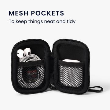 kwmobile Kopfhörer-Schutzhülle Neopren Tasche für in-ear Headphones, Hülle Case Schutztasche - Innenmaße - mit Reißverschluss