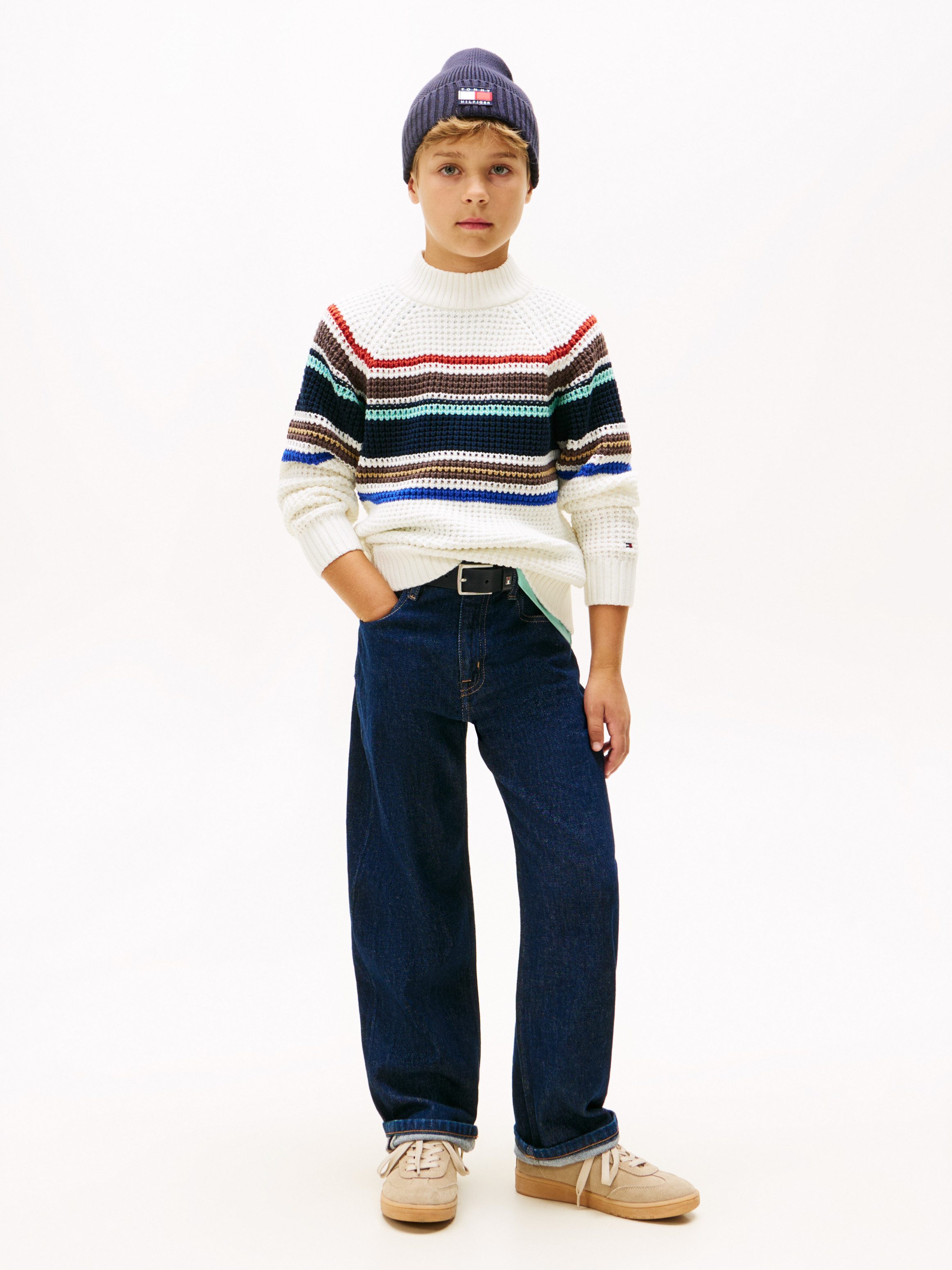 Tommy Hilfiger Gerade Jeans RELAXED RINSE JEANS Regular fit, für Kinder bis 16 Jahre