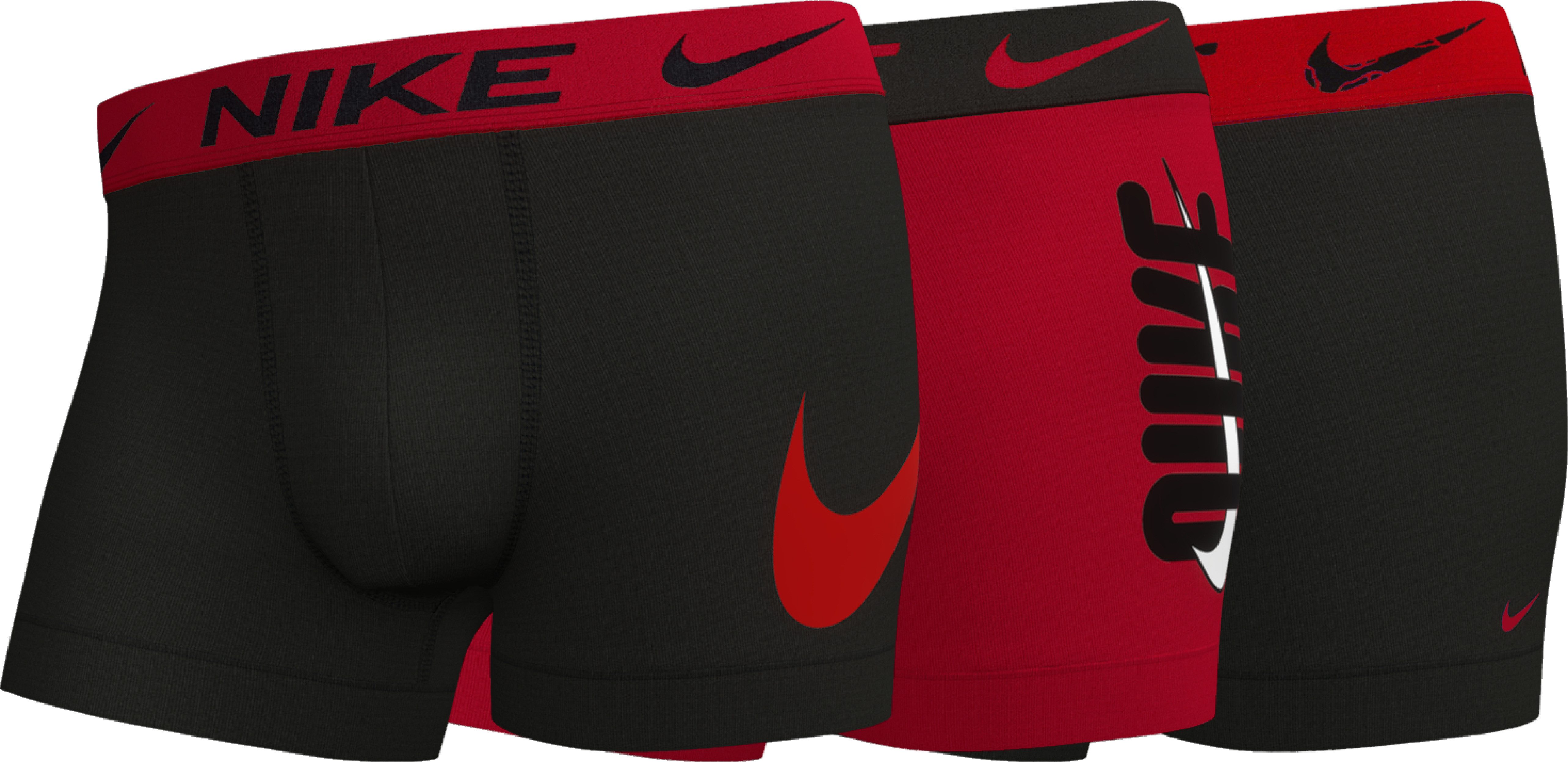Nike Underwear Trunk TRUNK 3PK (Packung, 3-St., 3er) mit Logo-Elastikbund