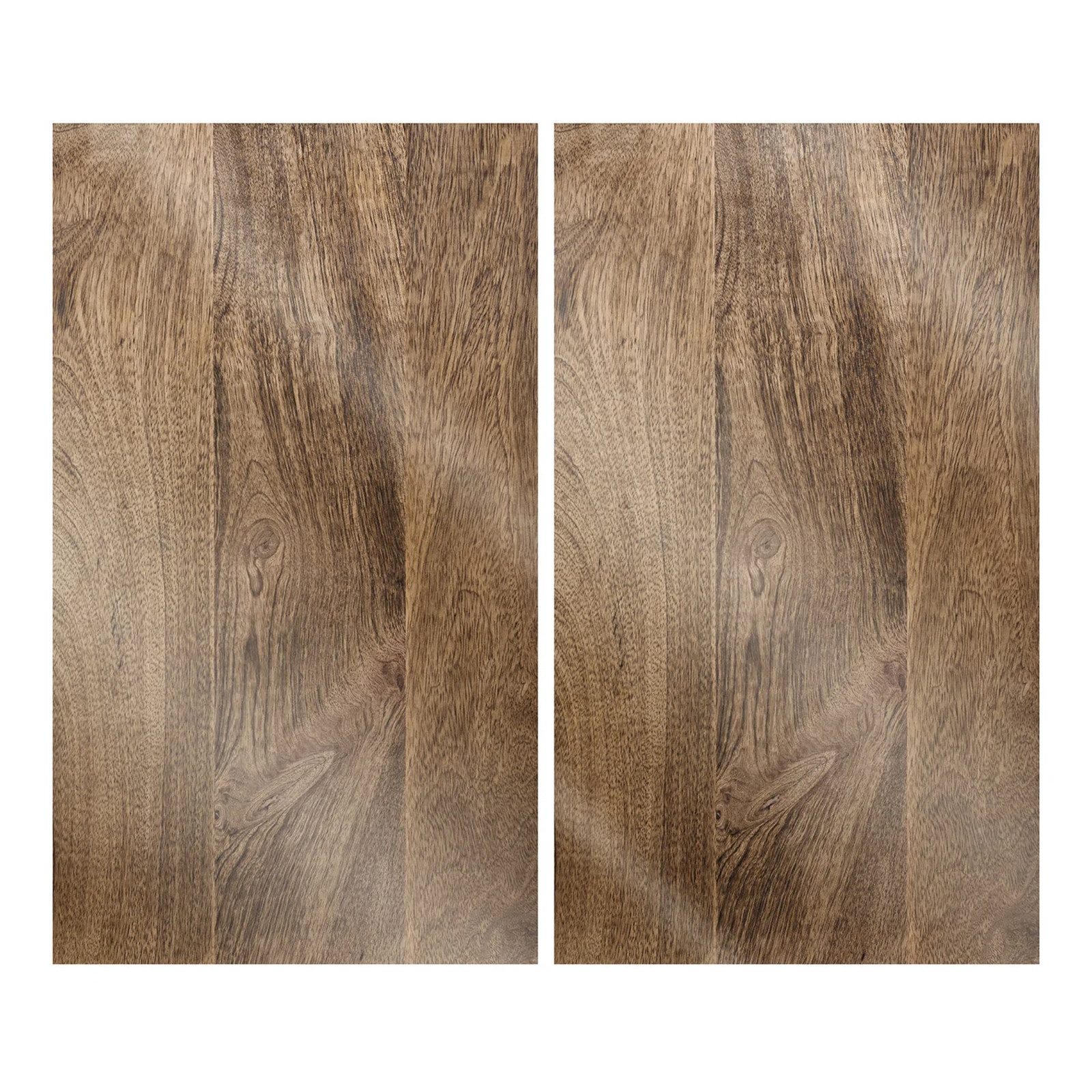 Schneide- und Abdeckplatte Herdabdeckplatten 2er-Set Cucina Holzoptik