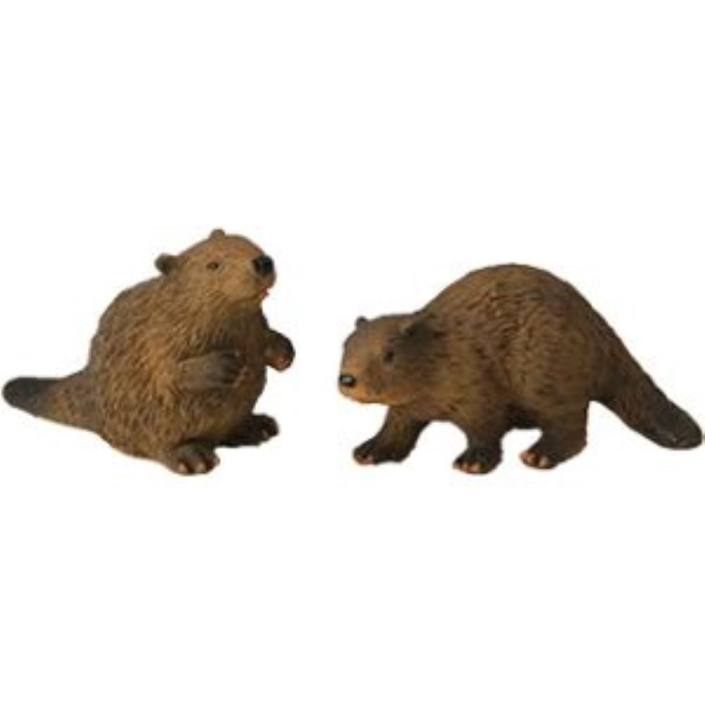 FADEDA Tierfigur 2x FADEDA Biber, Höhe in cm: 2,8 (2 St)