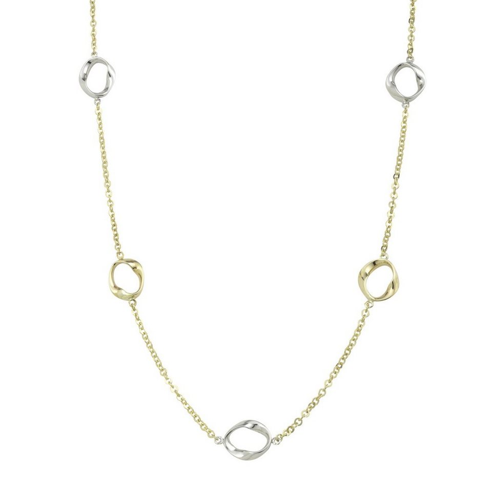 Amor Goldkette für Damen, Gold 375 (1-tlg., Collier), Feminine Damen  Halskette von Amor aus hochwertigem 375 Gelbgold (9 ct)