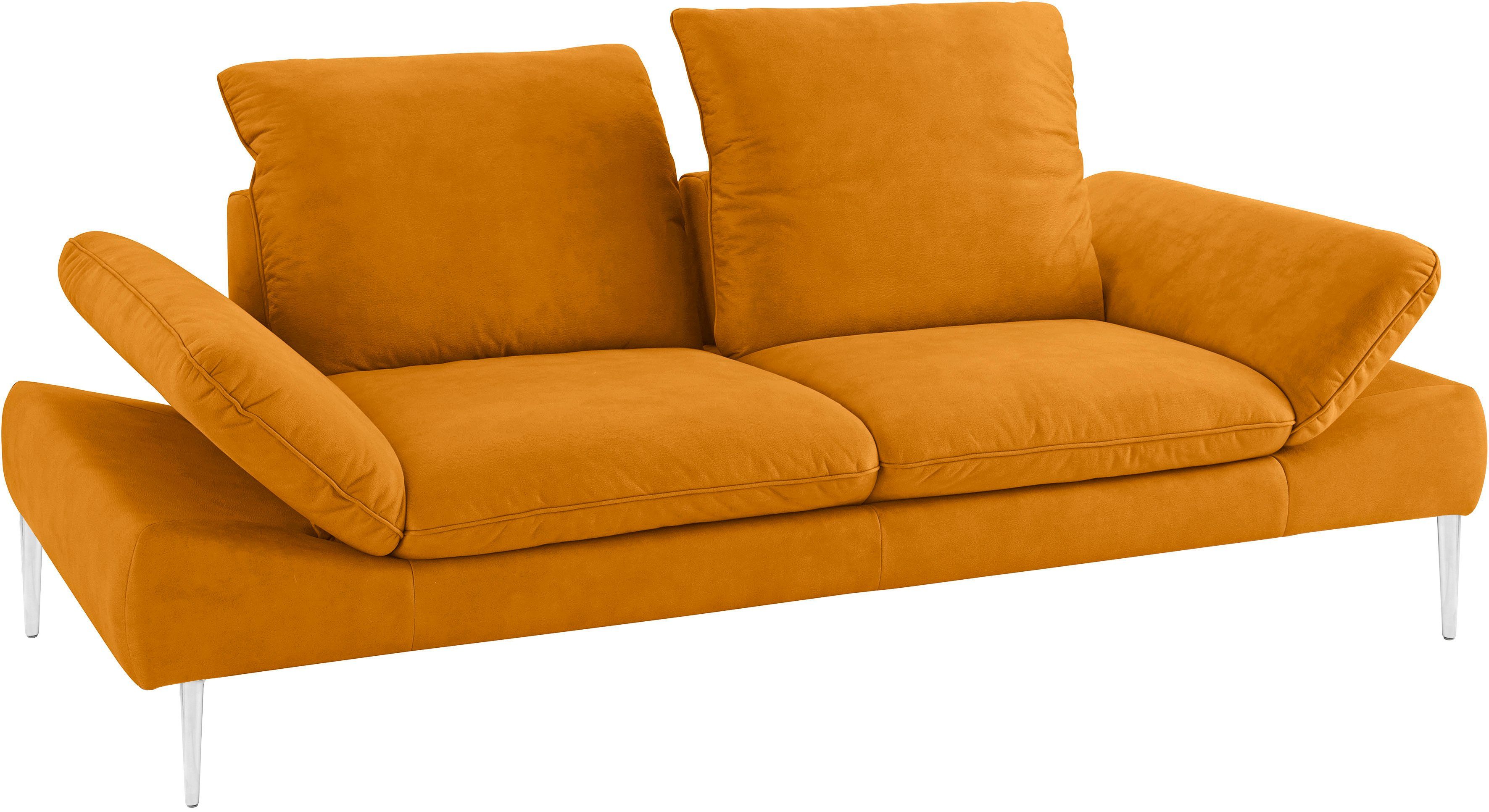 W.SCHILLIG 2,5-Sitzer enjoy&MORE, cm mit Breite 232 matt, silber Füße Sitztiefenverstellung