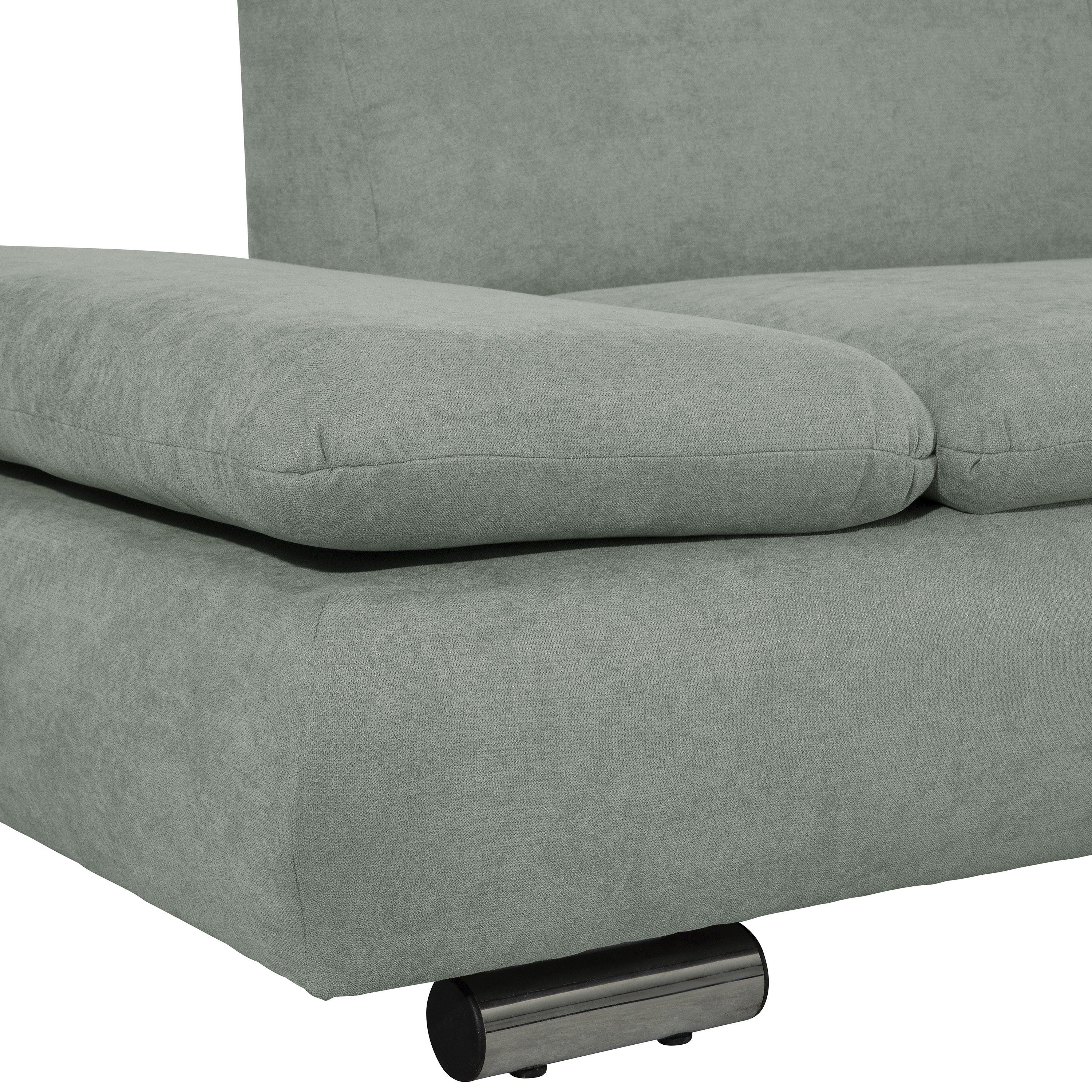 links mit 1 Ecksofa Stück, Germany rechts Terrence Ecksofa Made in hellgrün, 2,5-Sitzer Winzer® Flachgewebe Max Sofa