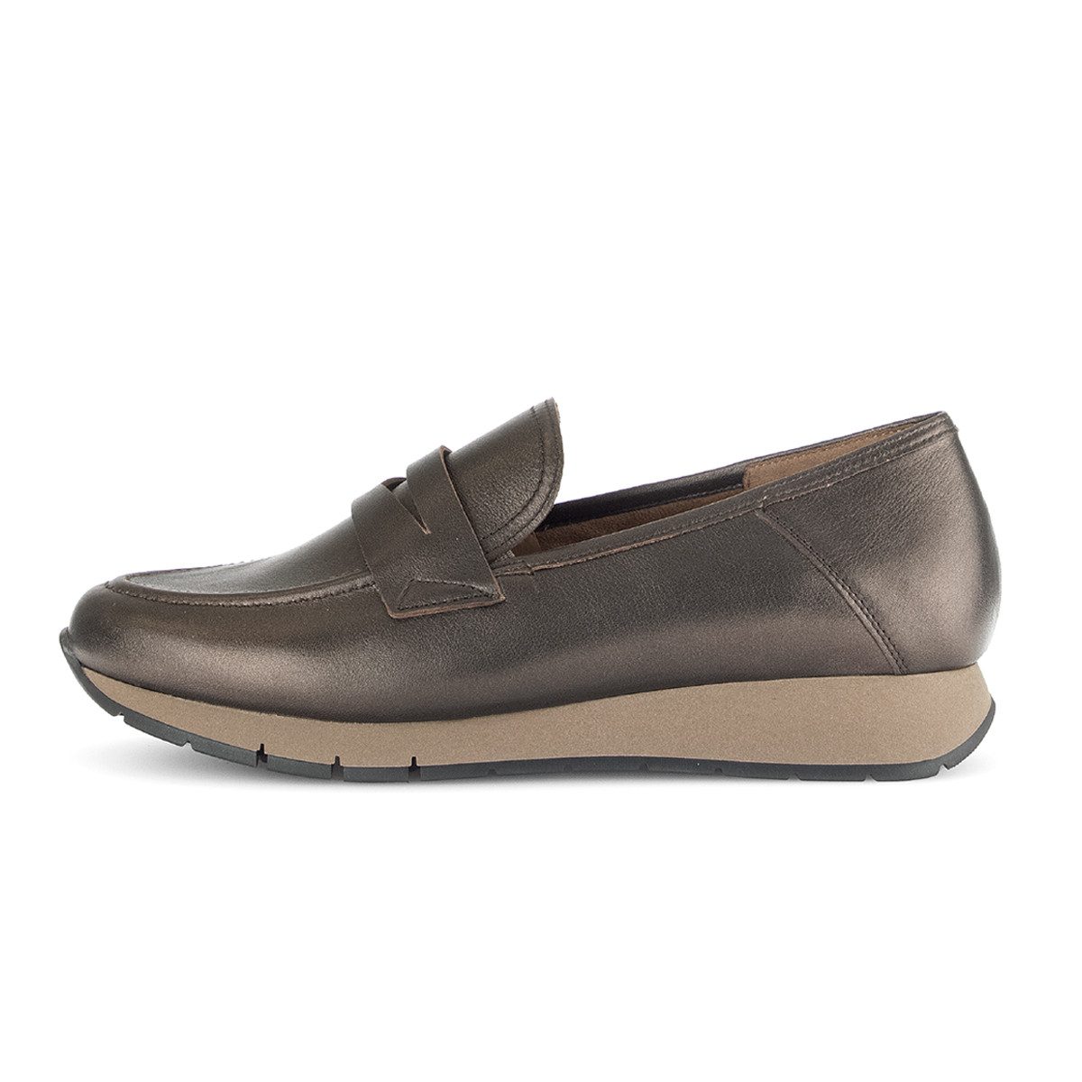Gabor Gabor 2.471.15, Slipper & Mokassin, Bronze-Metallik /Braun, Damen Slipper